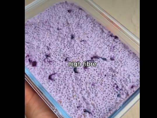 Blueberry Chia Seed Pudding