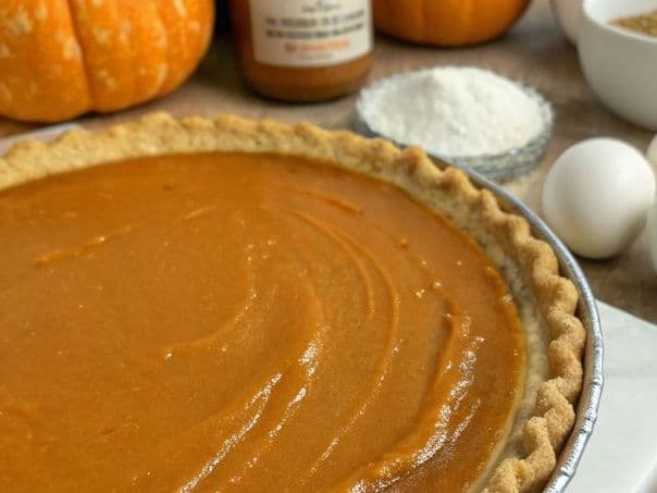 Tarte de Abóbora Baixa em Calorias
