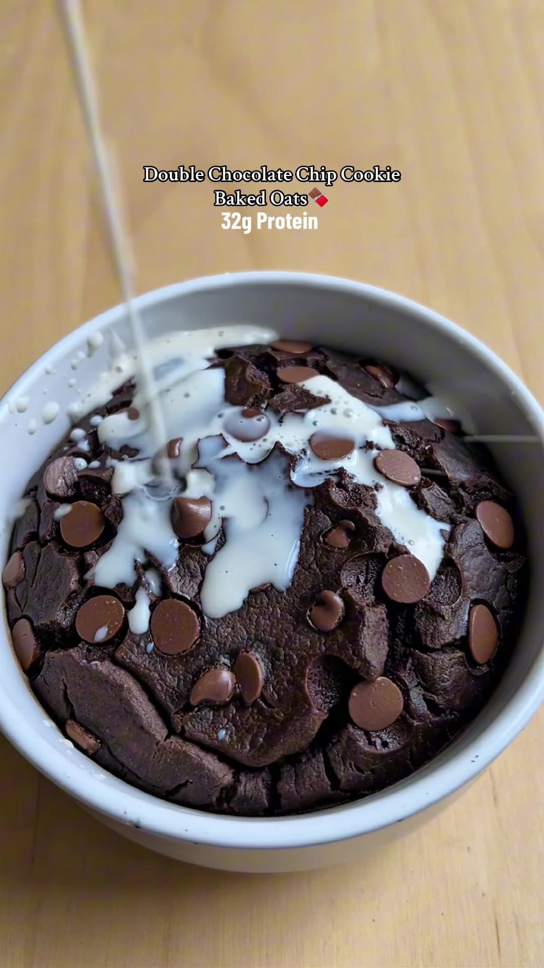 Aveia Assada com Chocolate para o Café da Manhã