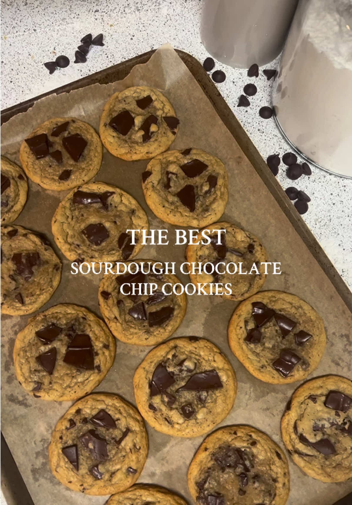 Sourdough Chocolate Chip Cookies
