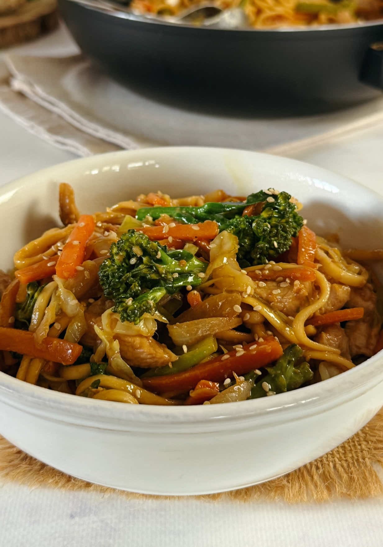 Chow Mein Caseiro à Minha Maneira