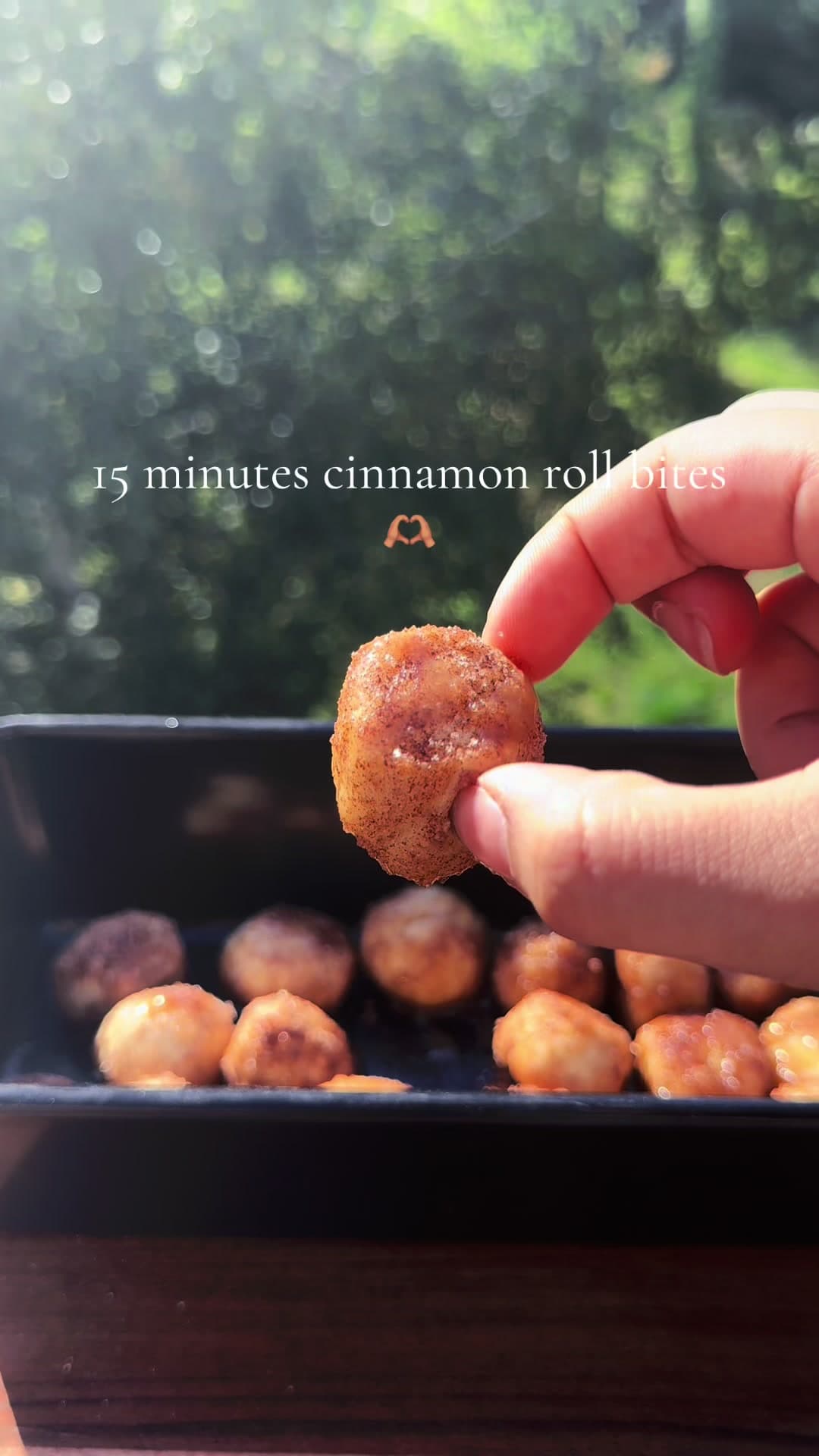 Cinnamon Roll Bites