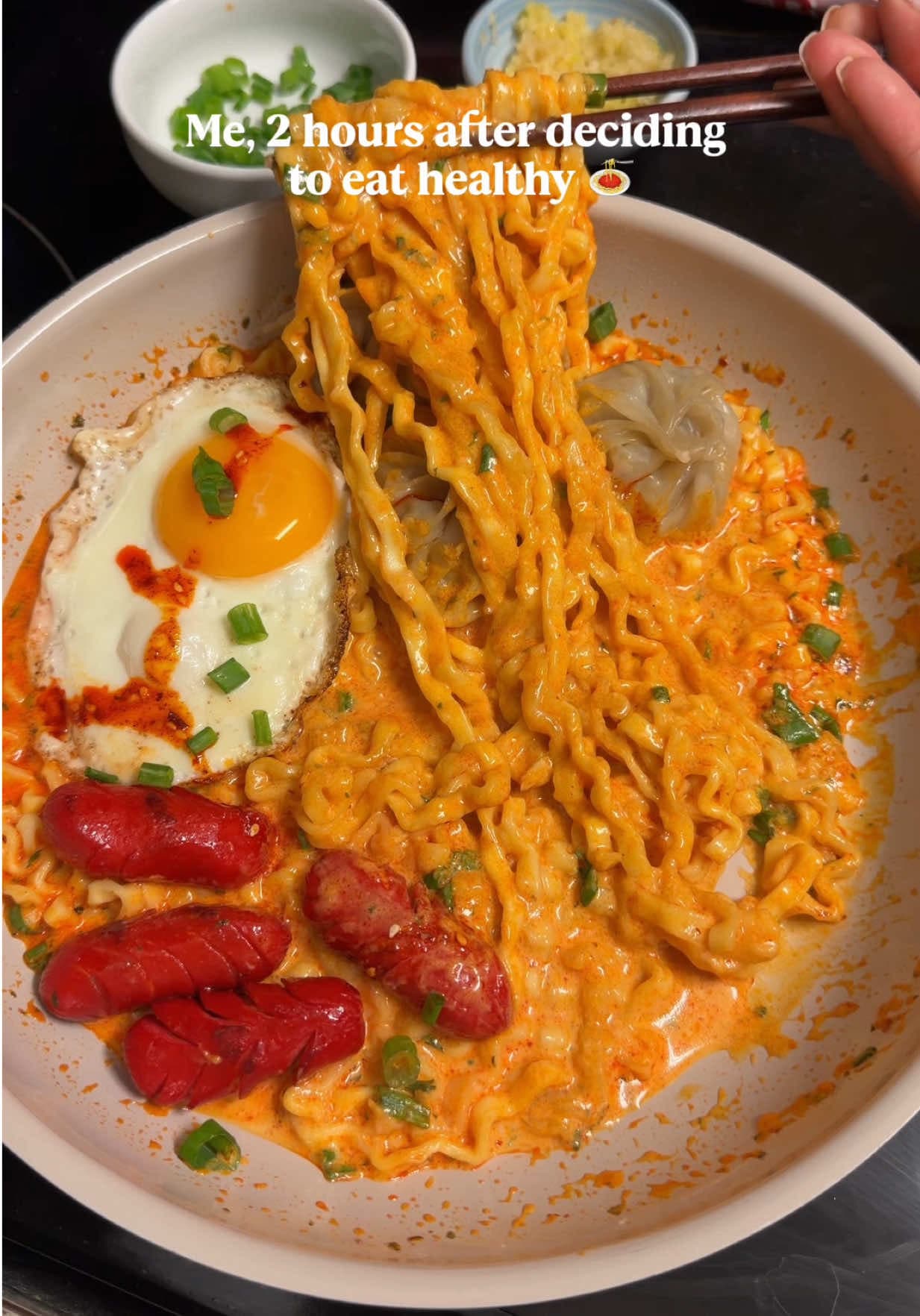 Creamy Cheesy Buldak Ramen