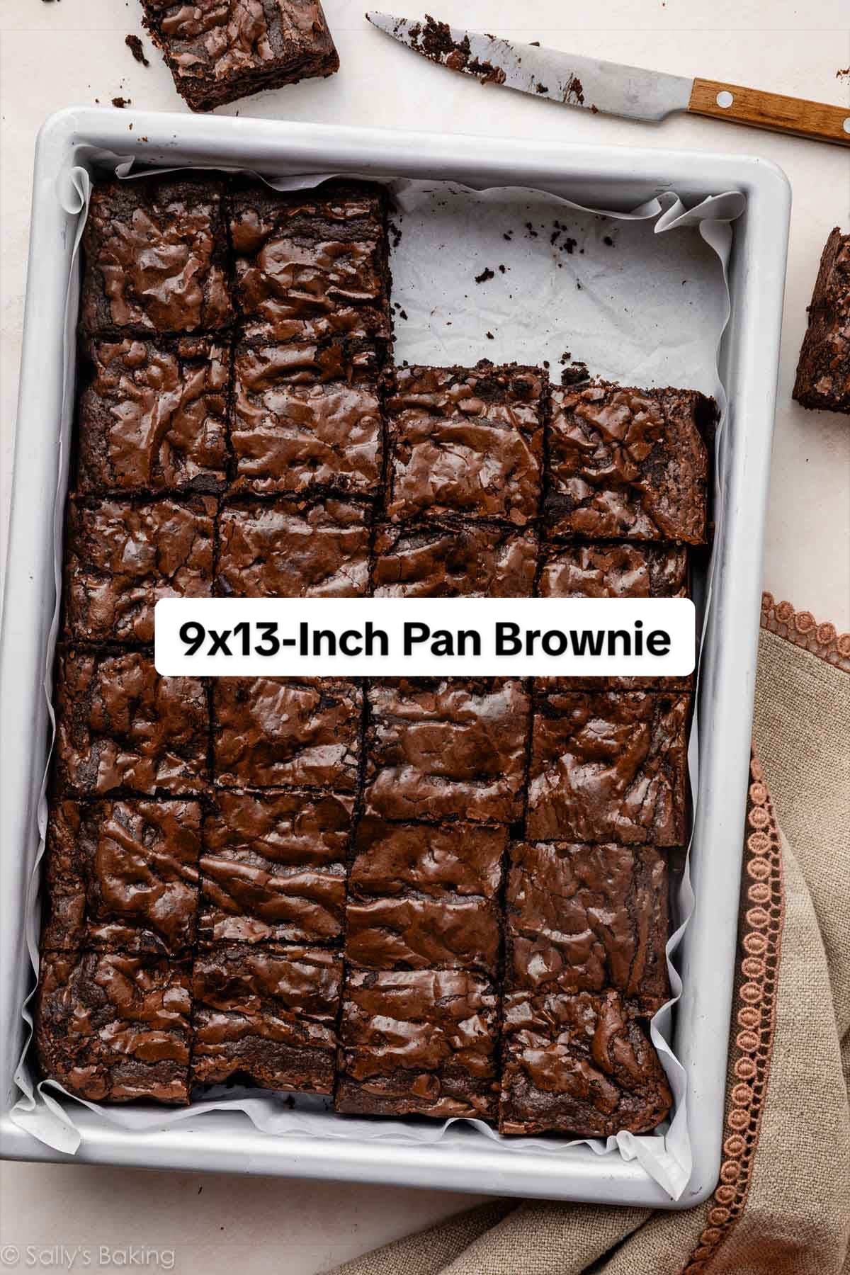 9×13-Inch Pan Brownies