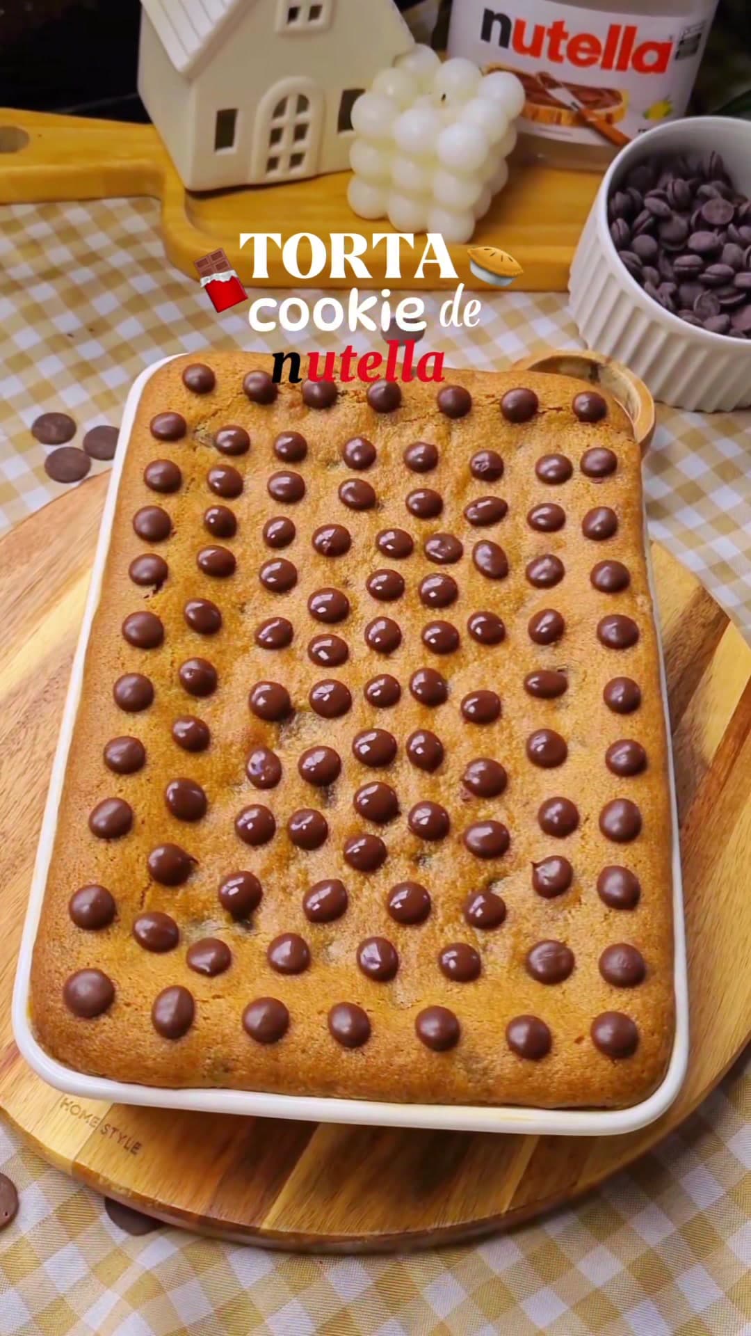 Torta Cookie with Nutella Filling