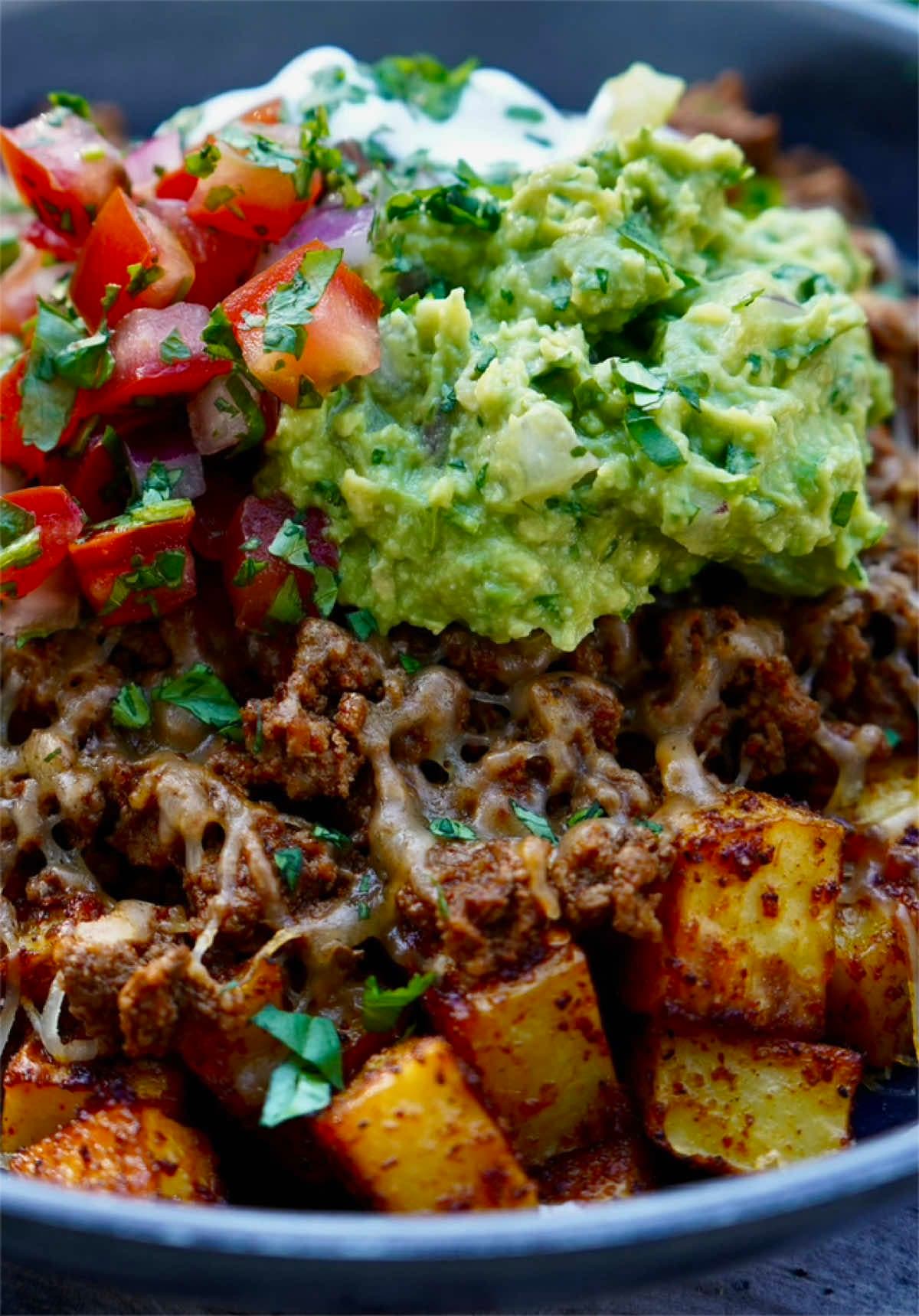 Taco Loaded Potato Bowl