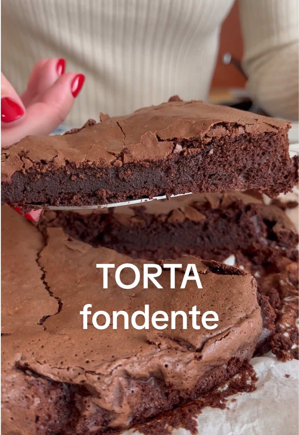 Torta fondente senza farina e senza latte