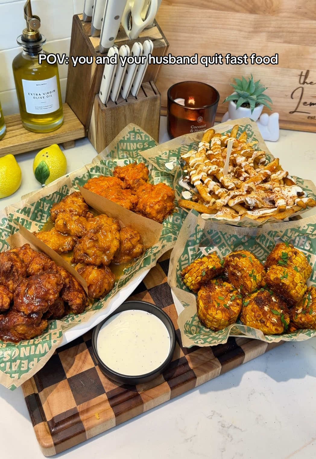 Wingstop em Casa - Frango Empanado com Molho Mango Habanero