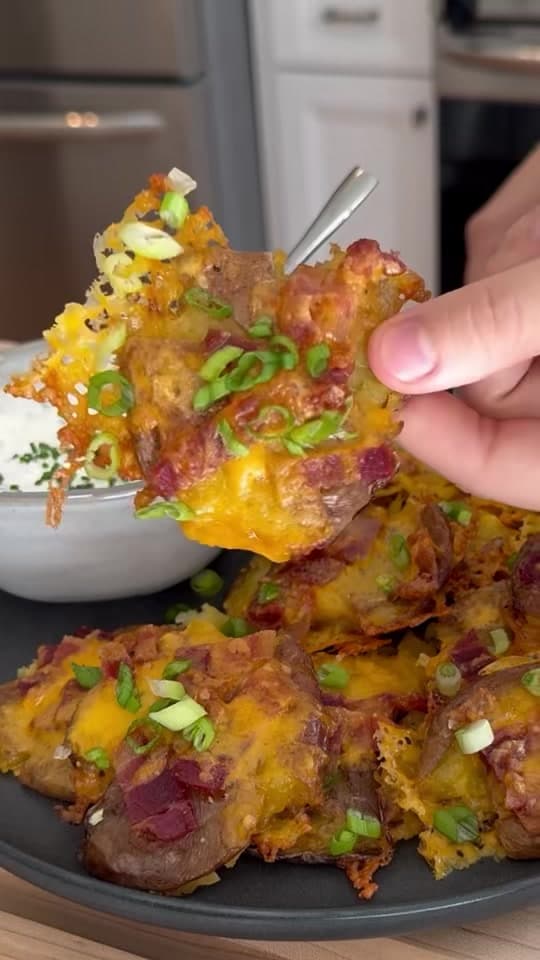 Loaded Smashed Potatoes