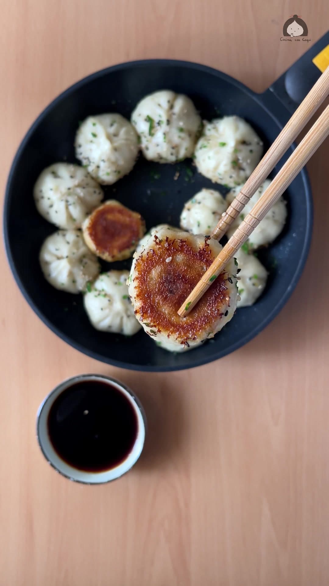 Mini Baozis Chinos de Carne