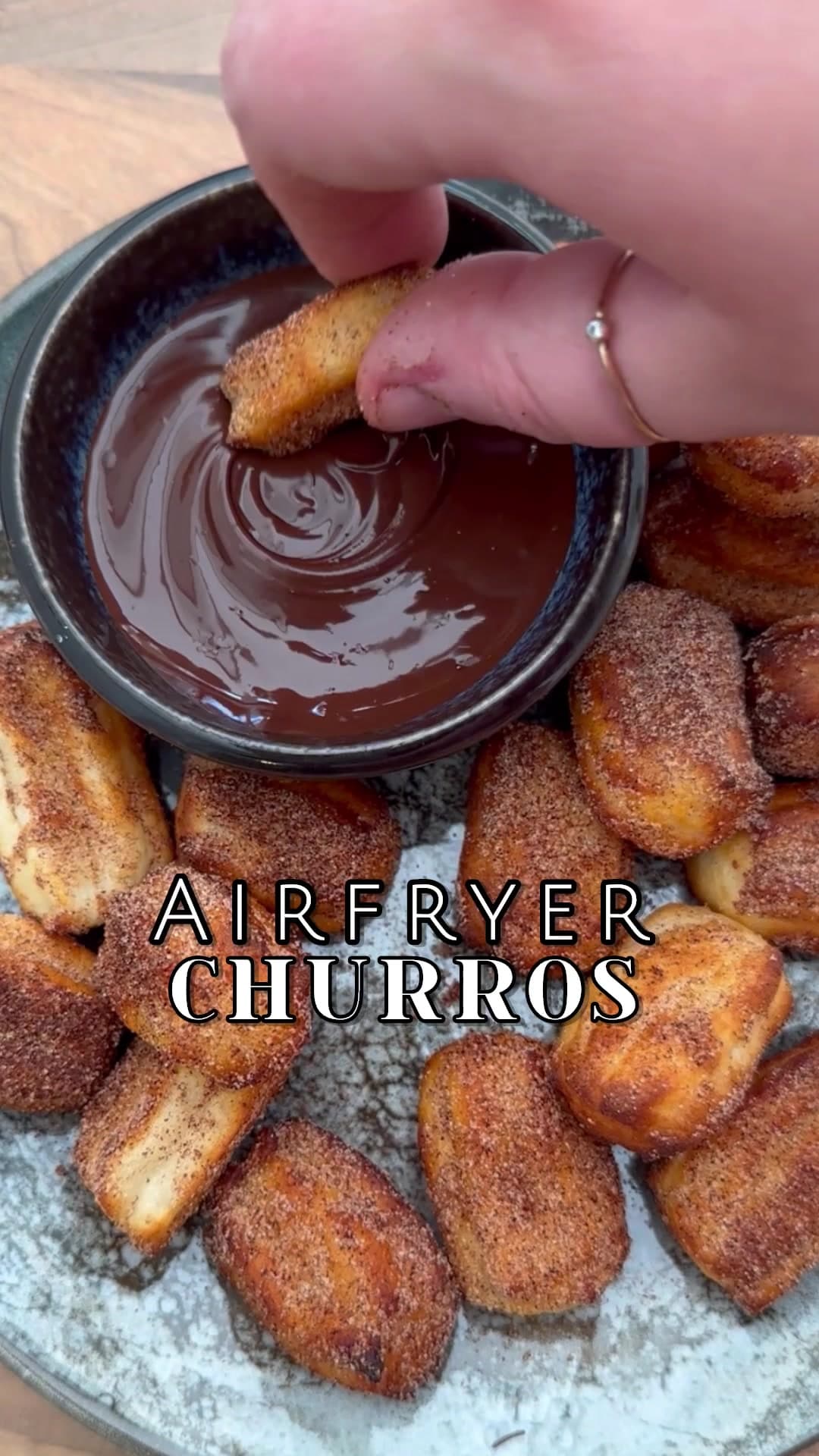 Mini Airfryer Churros