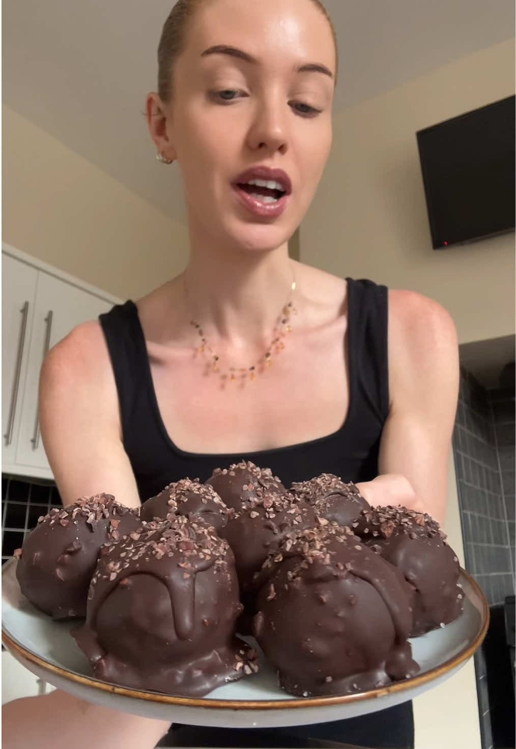 Banana Bread Cookie Dough Balls