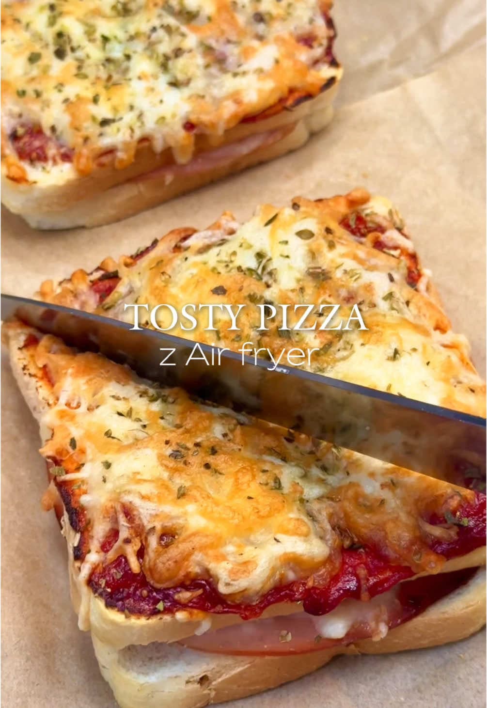 Tosty pizza z air fryera