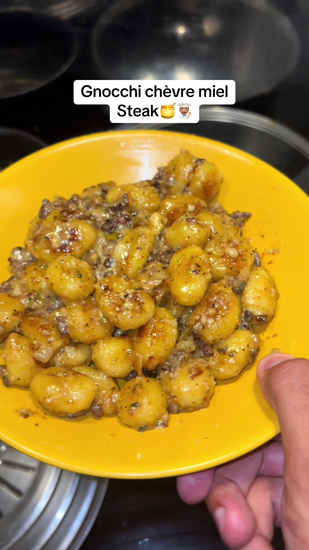 Gnocchi chèvre-miel
