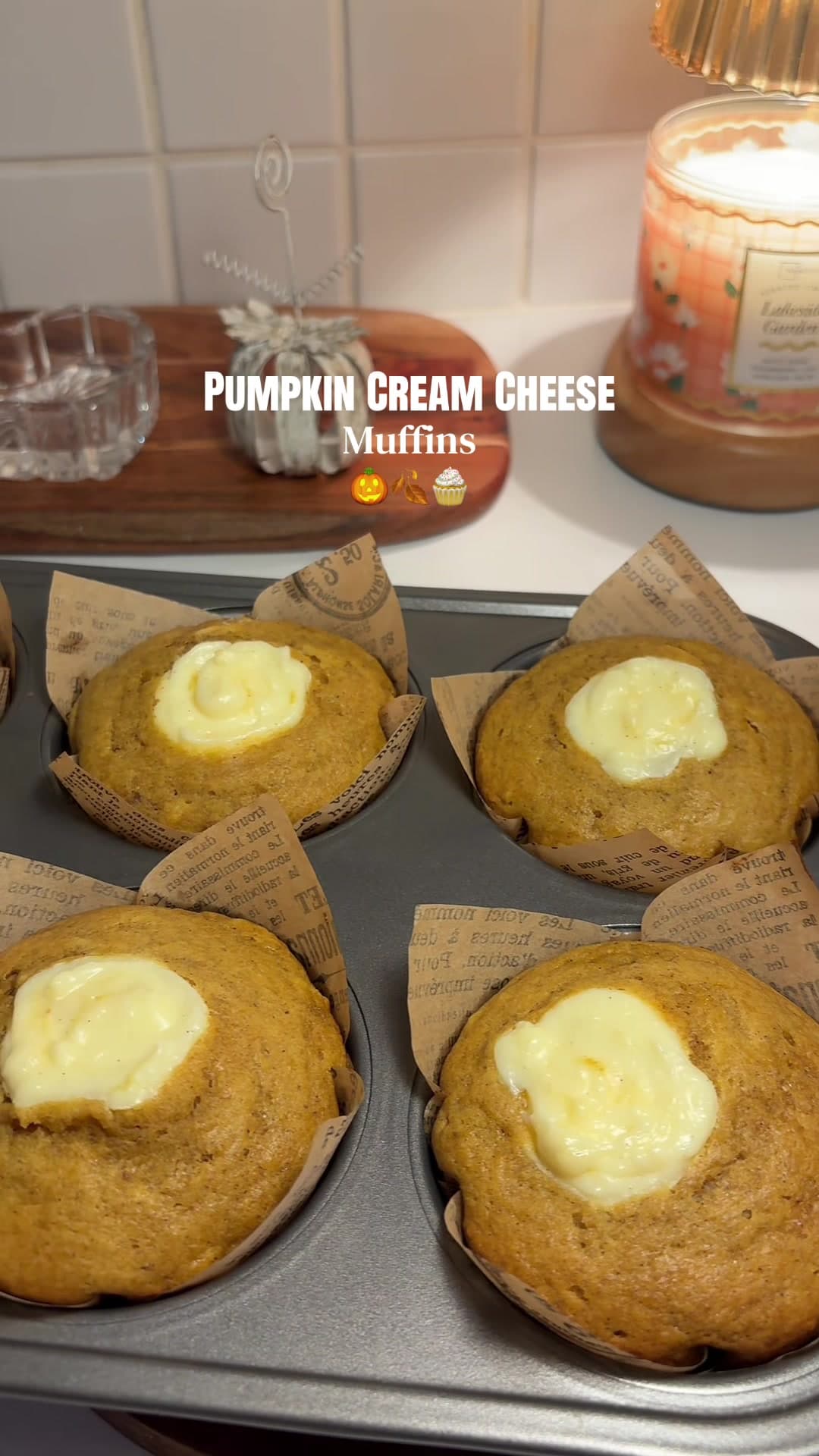 Kürbis-Creme-Cheese-Muffins