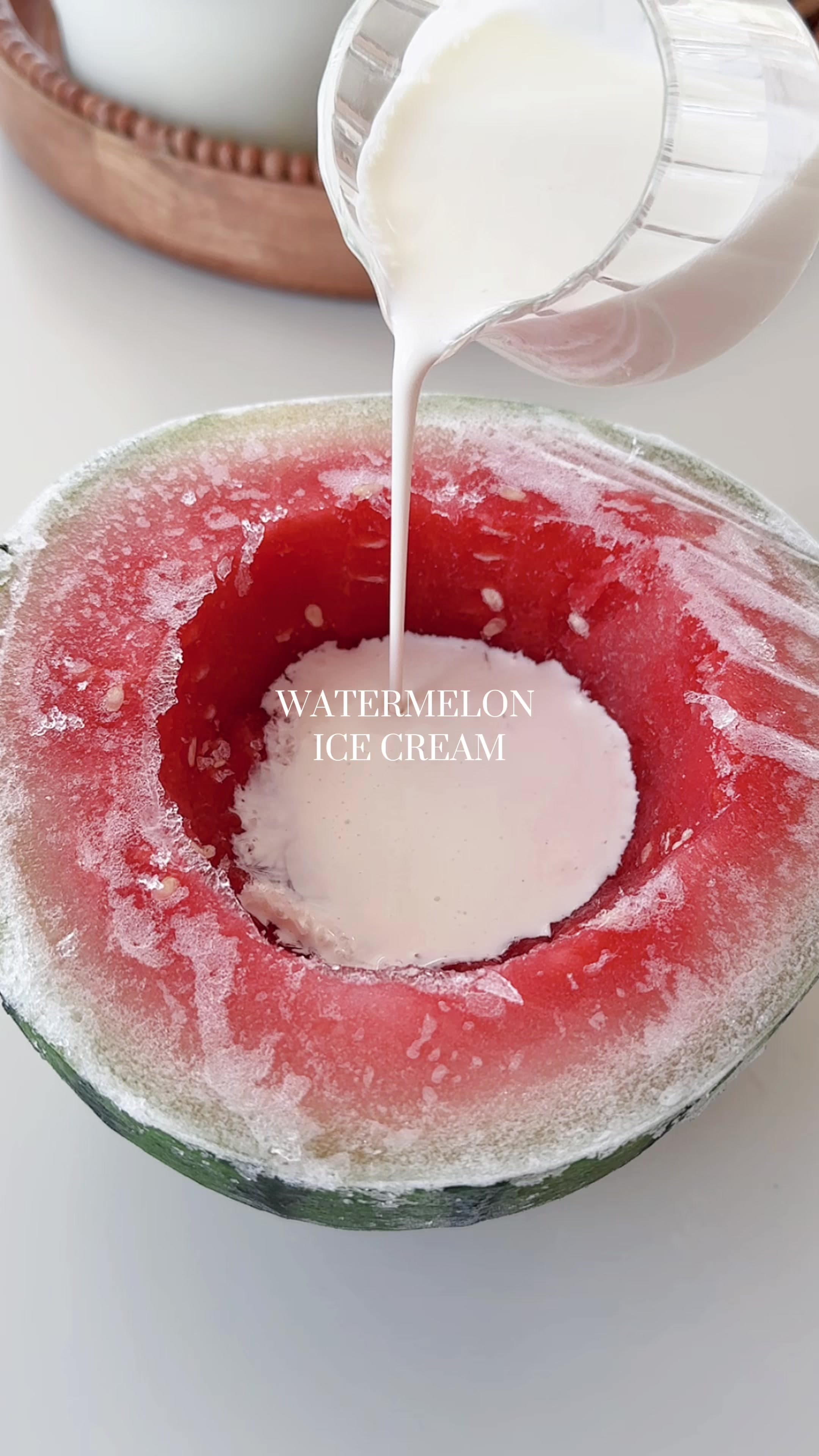 Watermeloen ijs