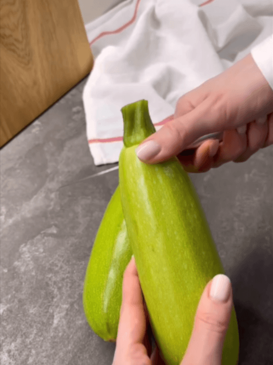 Zucchini Rolls with Smoked Trout