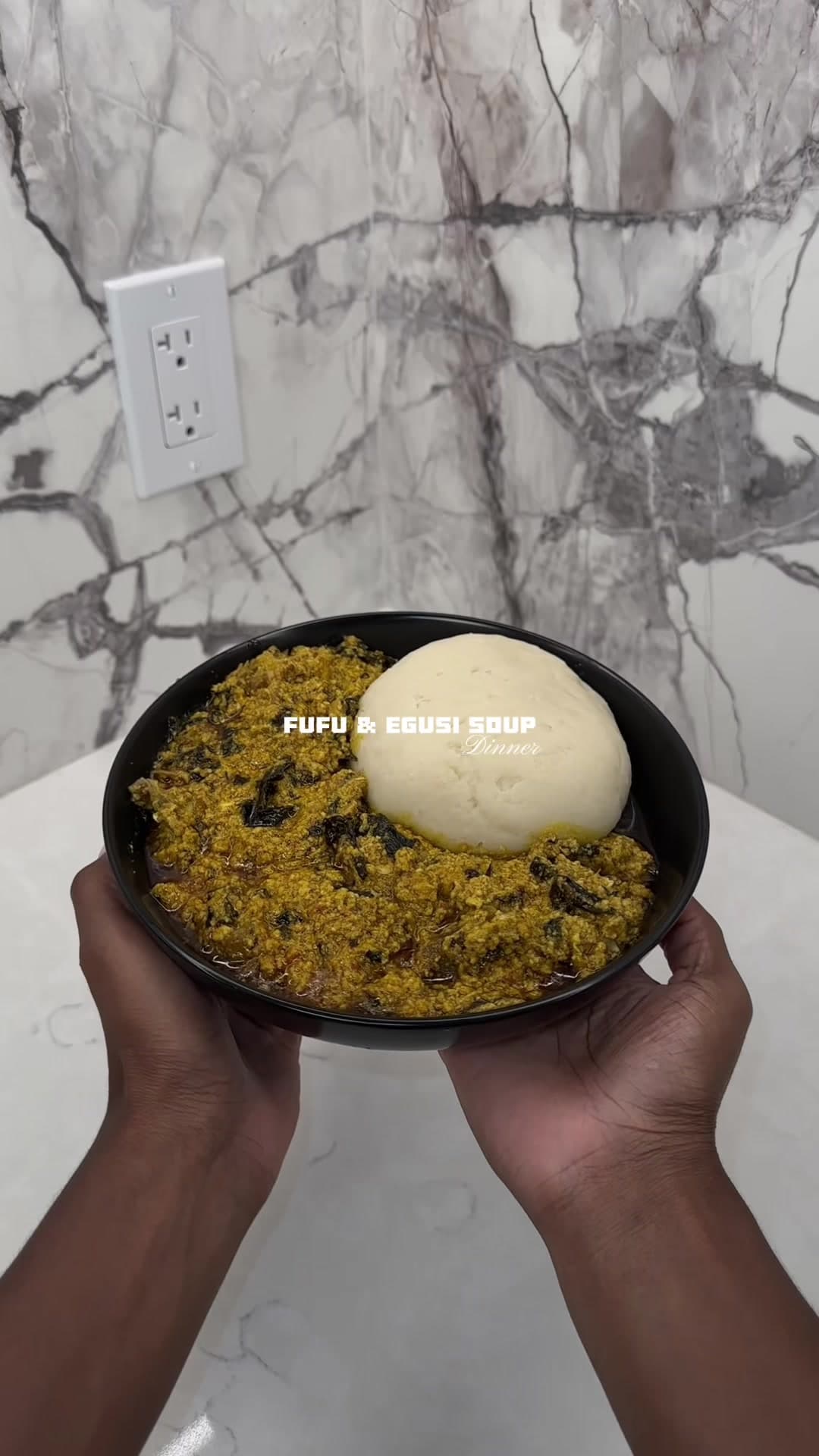 Fufu mit Egusi-Sauce