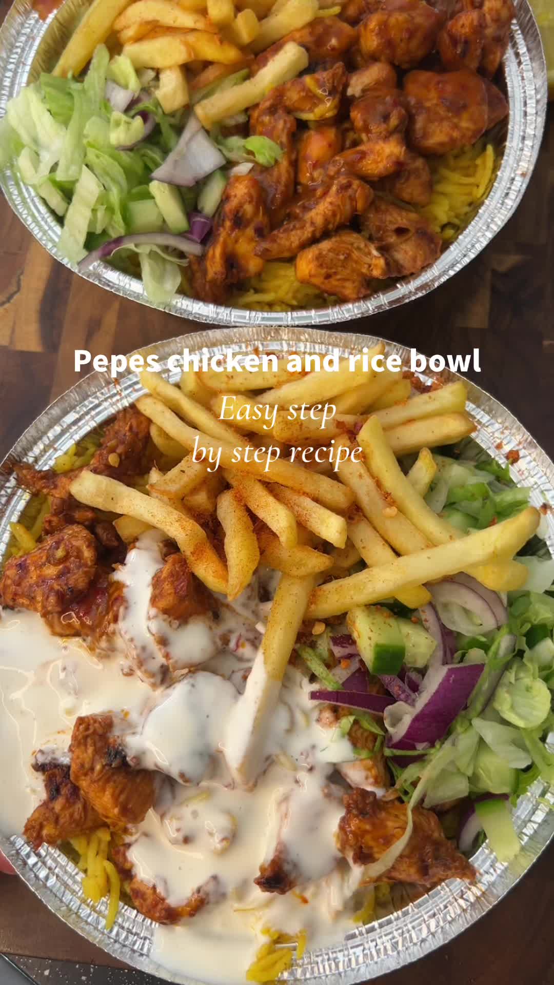 Pepes Chicken & Rice Bowl