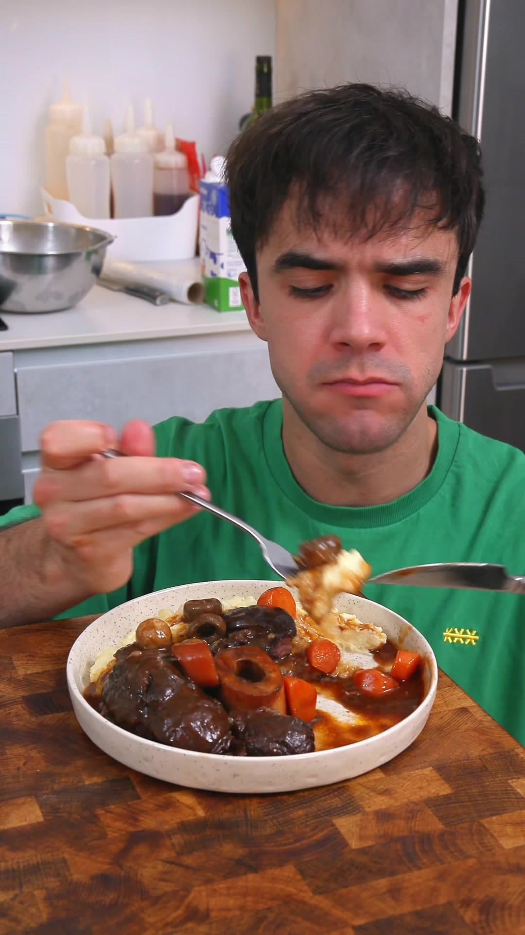 Guiso de ternera con osobuco