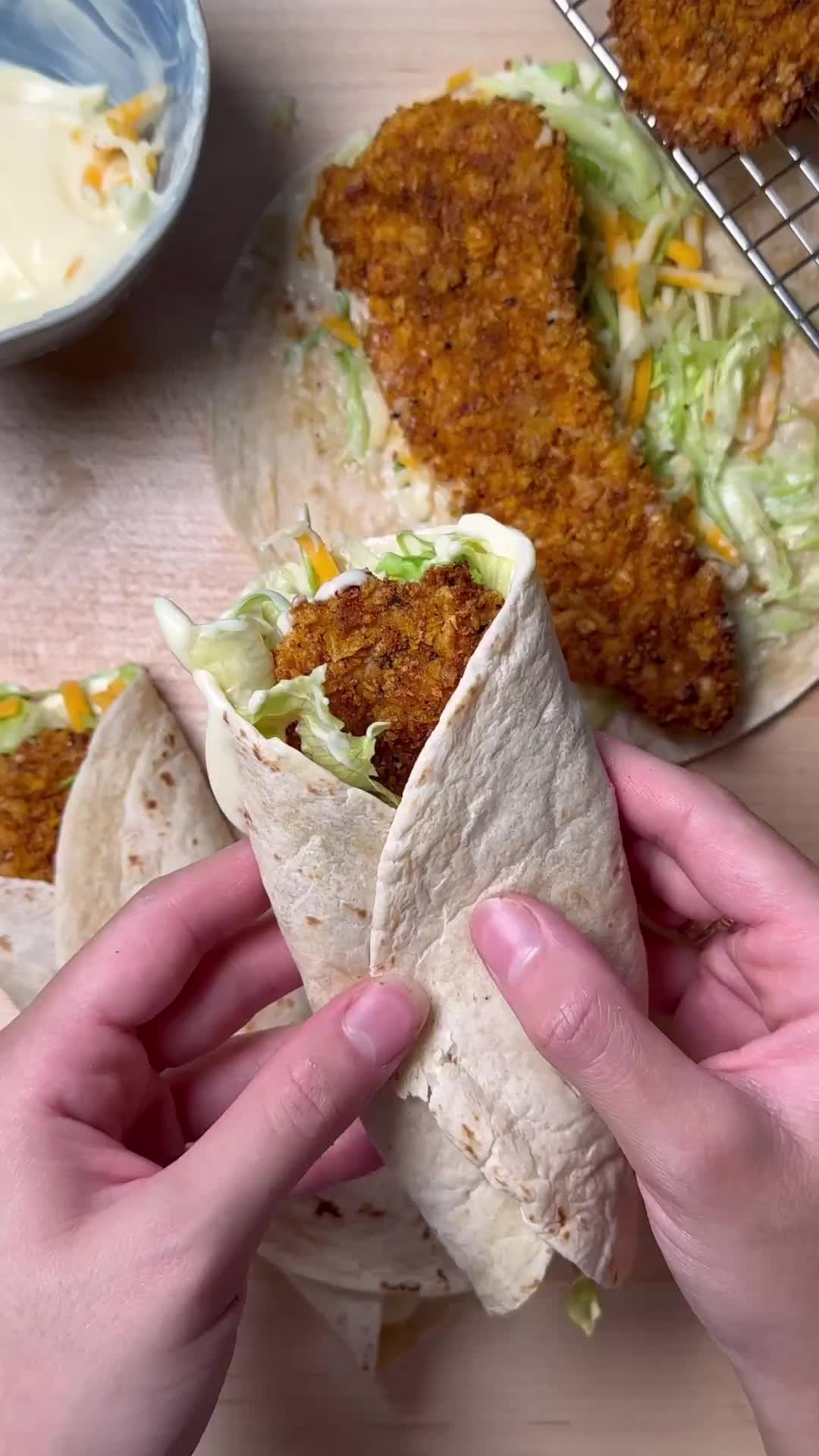 Hemmagjord McDonald's Snack Wrap