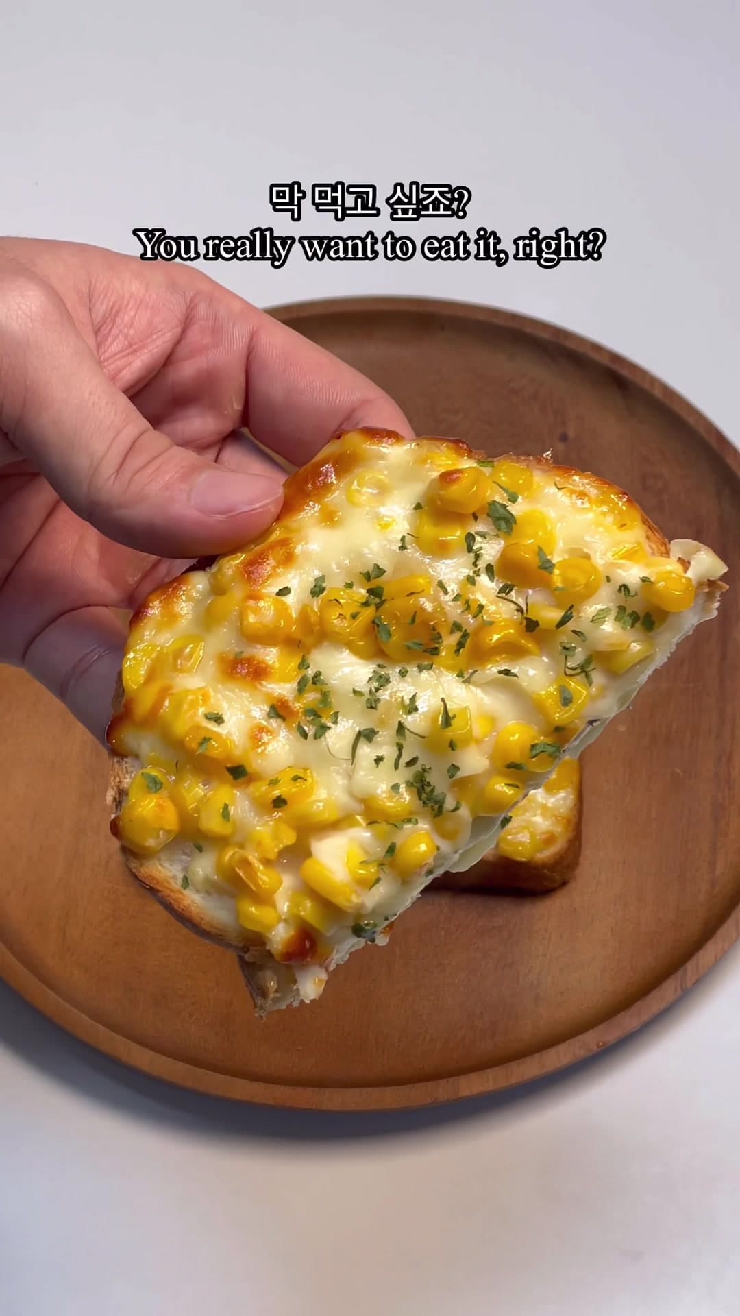 Corn Cheese Toast