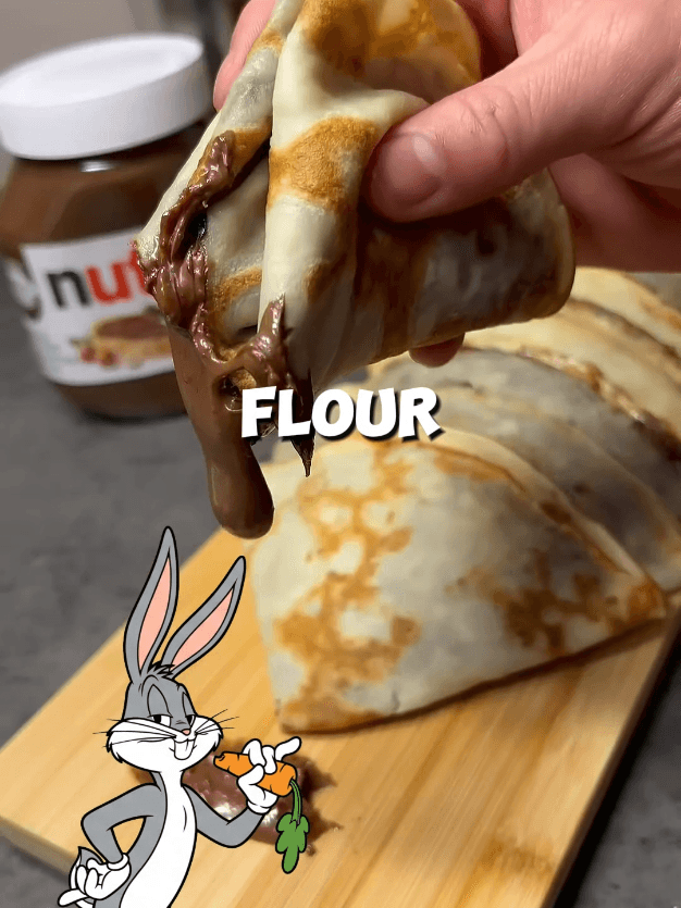 Crepes de Nutella em 5 Minutos