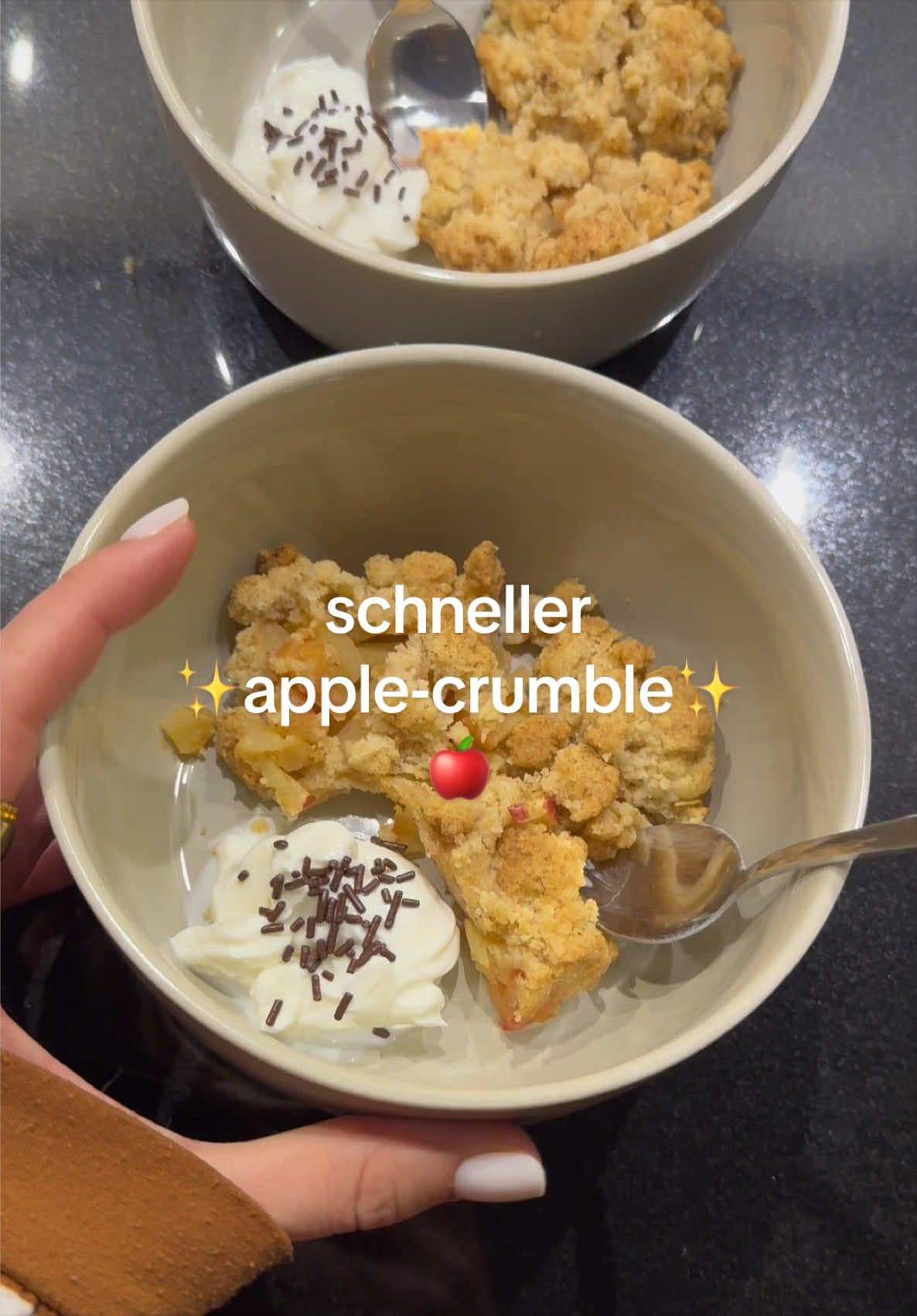 Schneller Apple Crumble