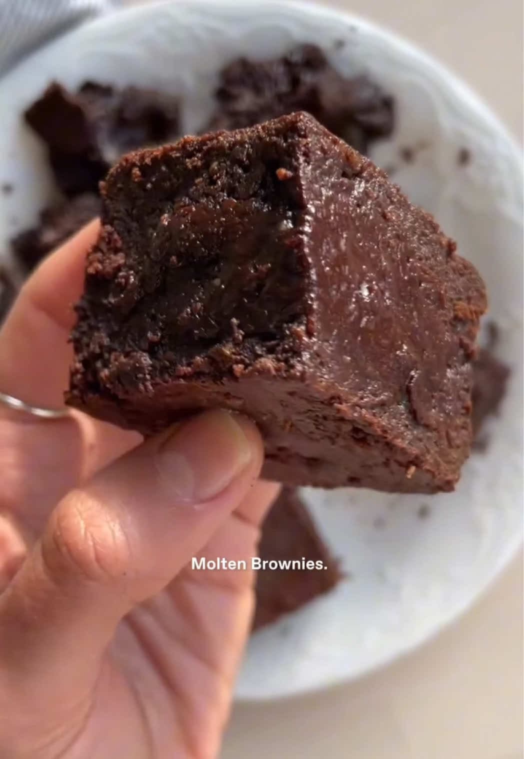 Brownies de Chocolate Derretido