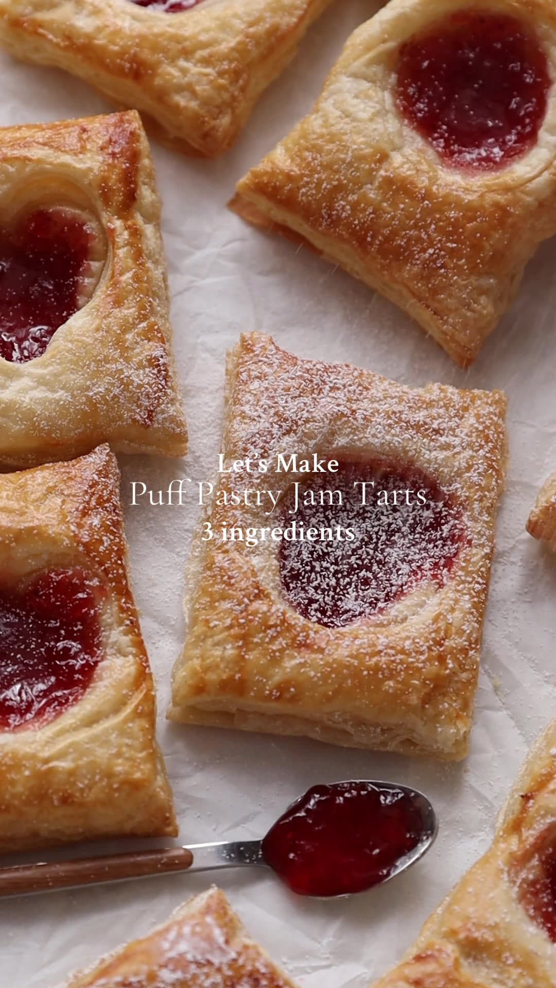 Jam Puff Pastry Tarts