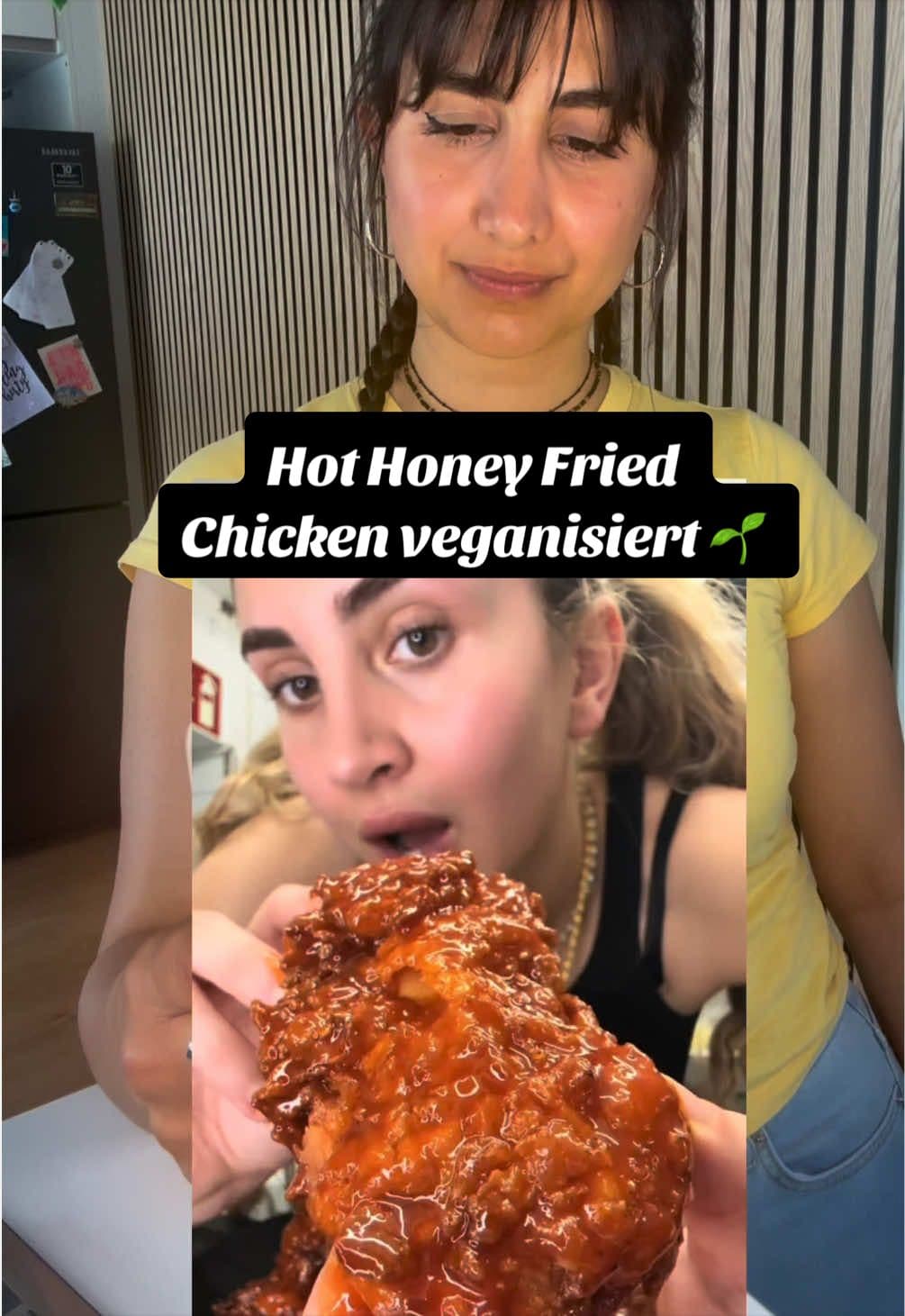 Veganes Hot Honey Fried Chicken