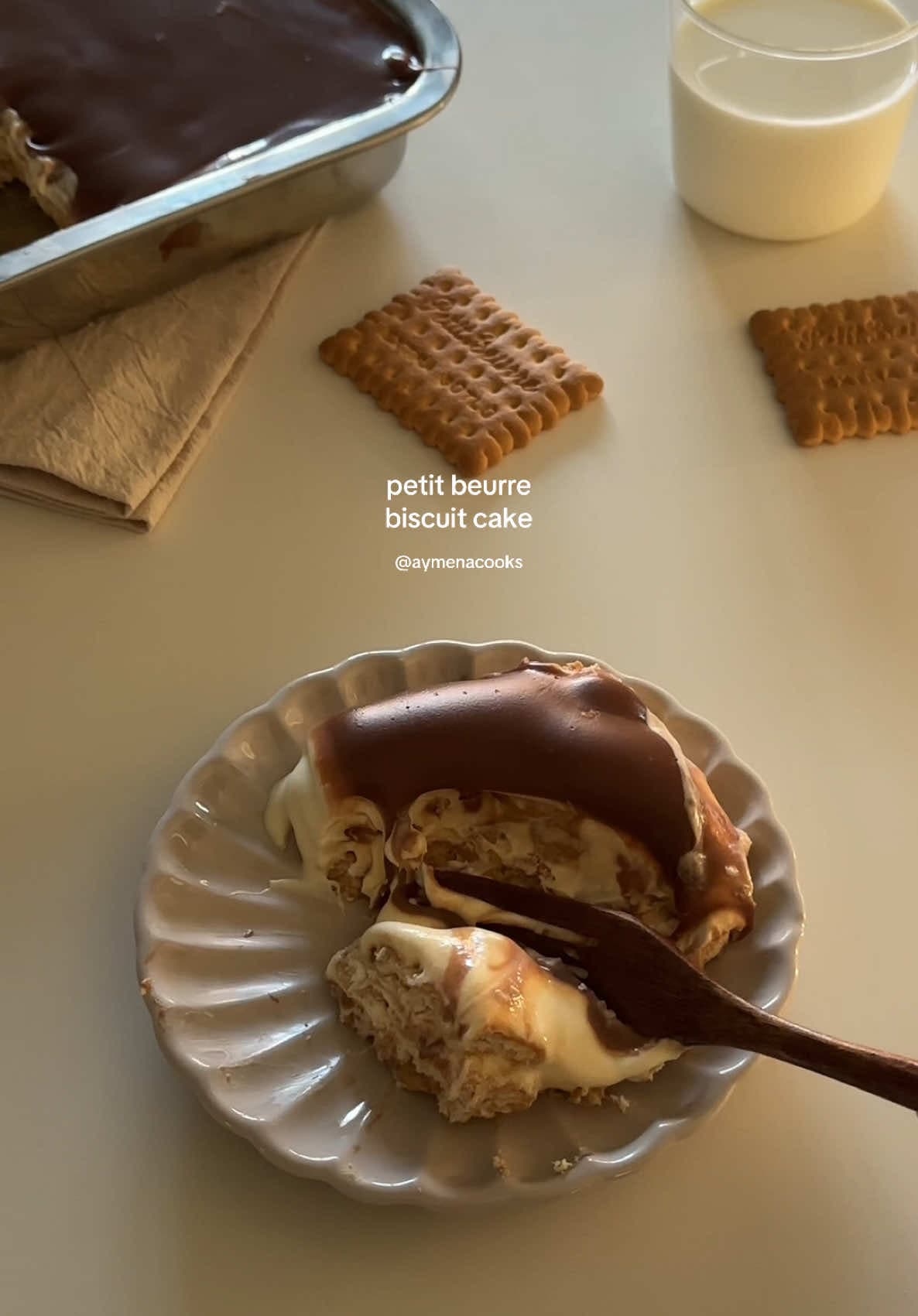 Petit Beurre Biscuit Cake