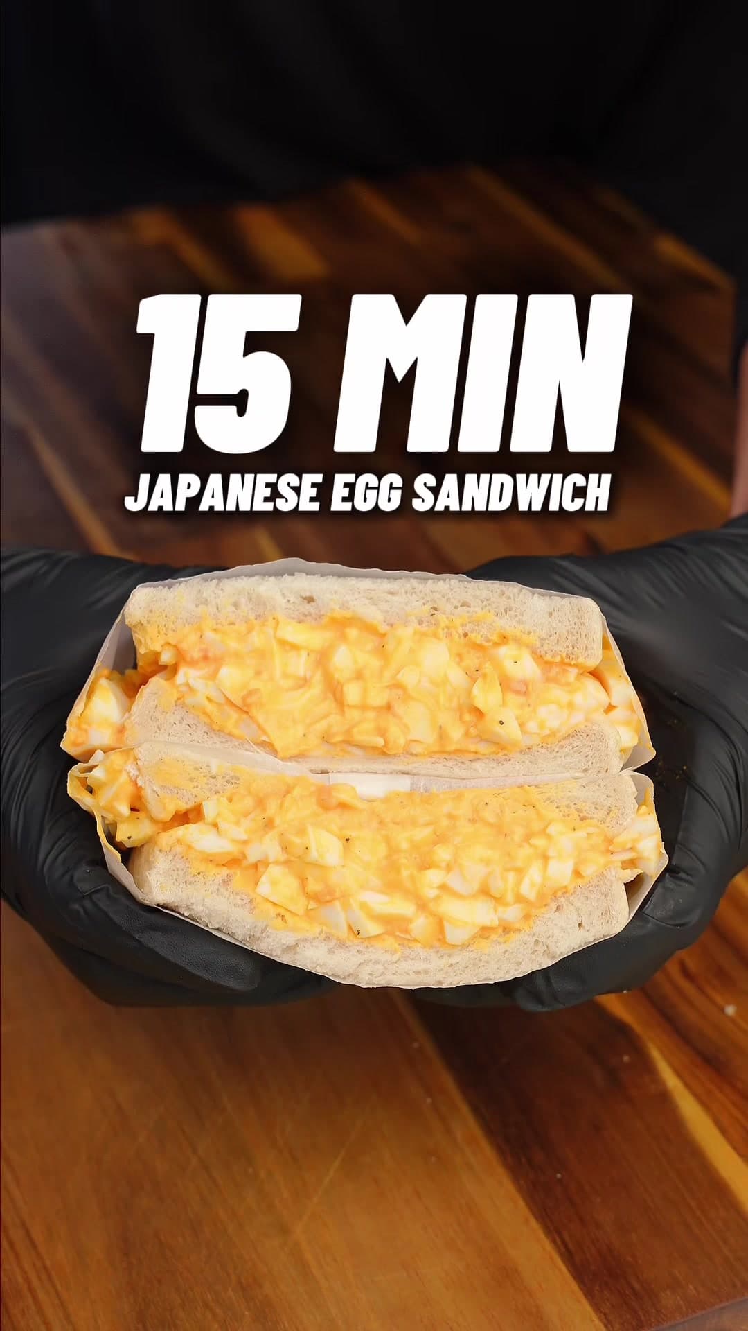High Protein Japanese Egg Sandwich