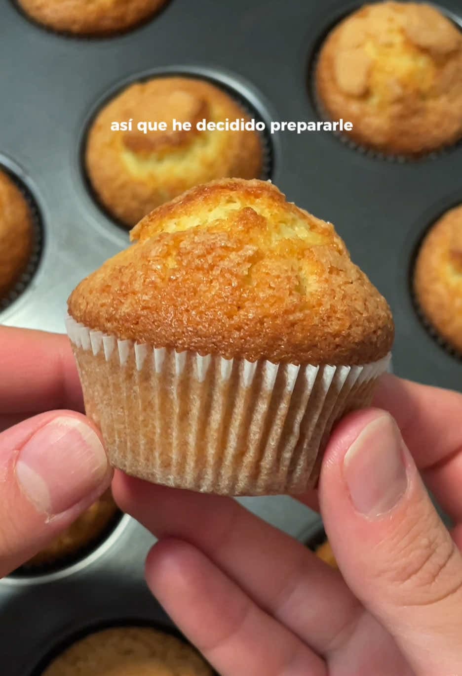 Magdalenas de aceite de oliva