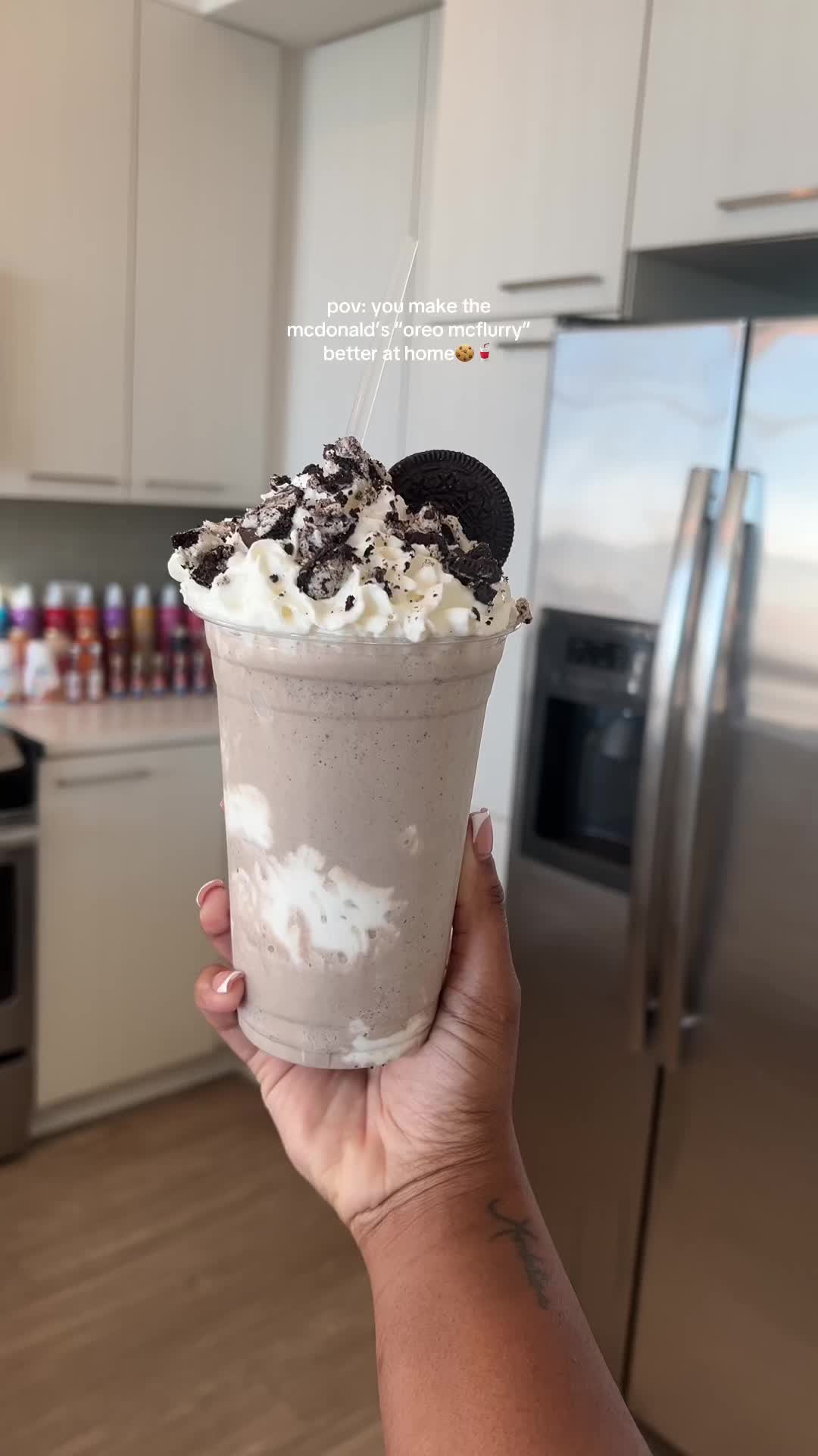 Homemade Oreo McFlurry
