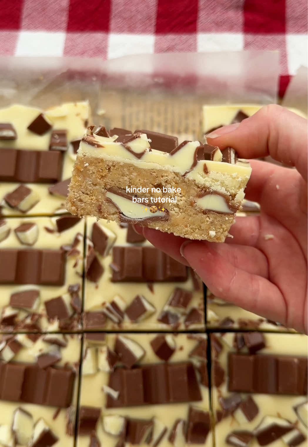 Kinder No Bake Bars