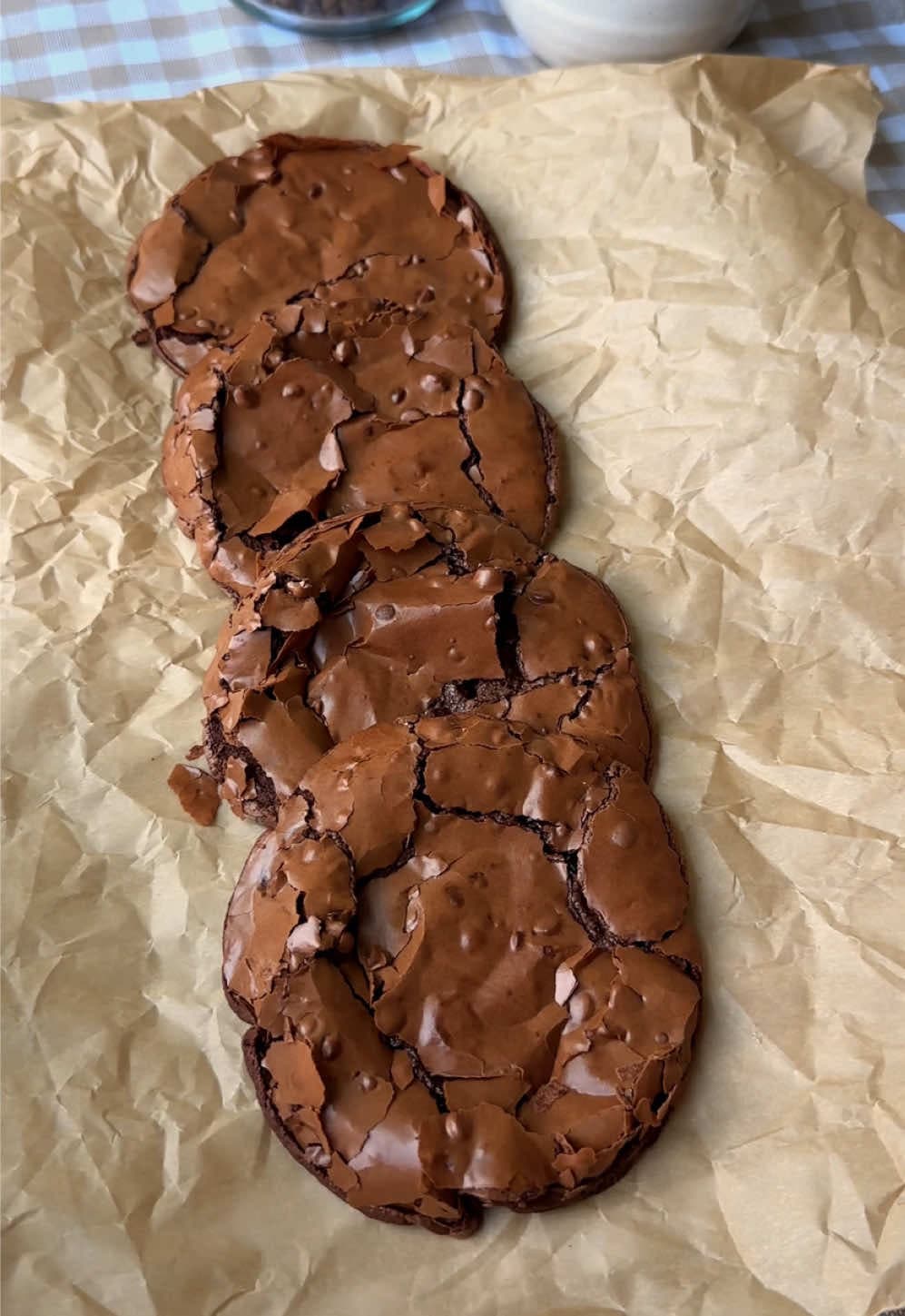 Fudgy Flourless Brownie Cookies