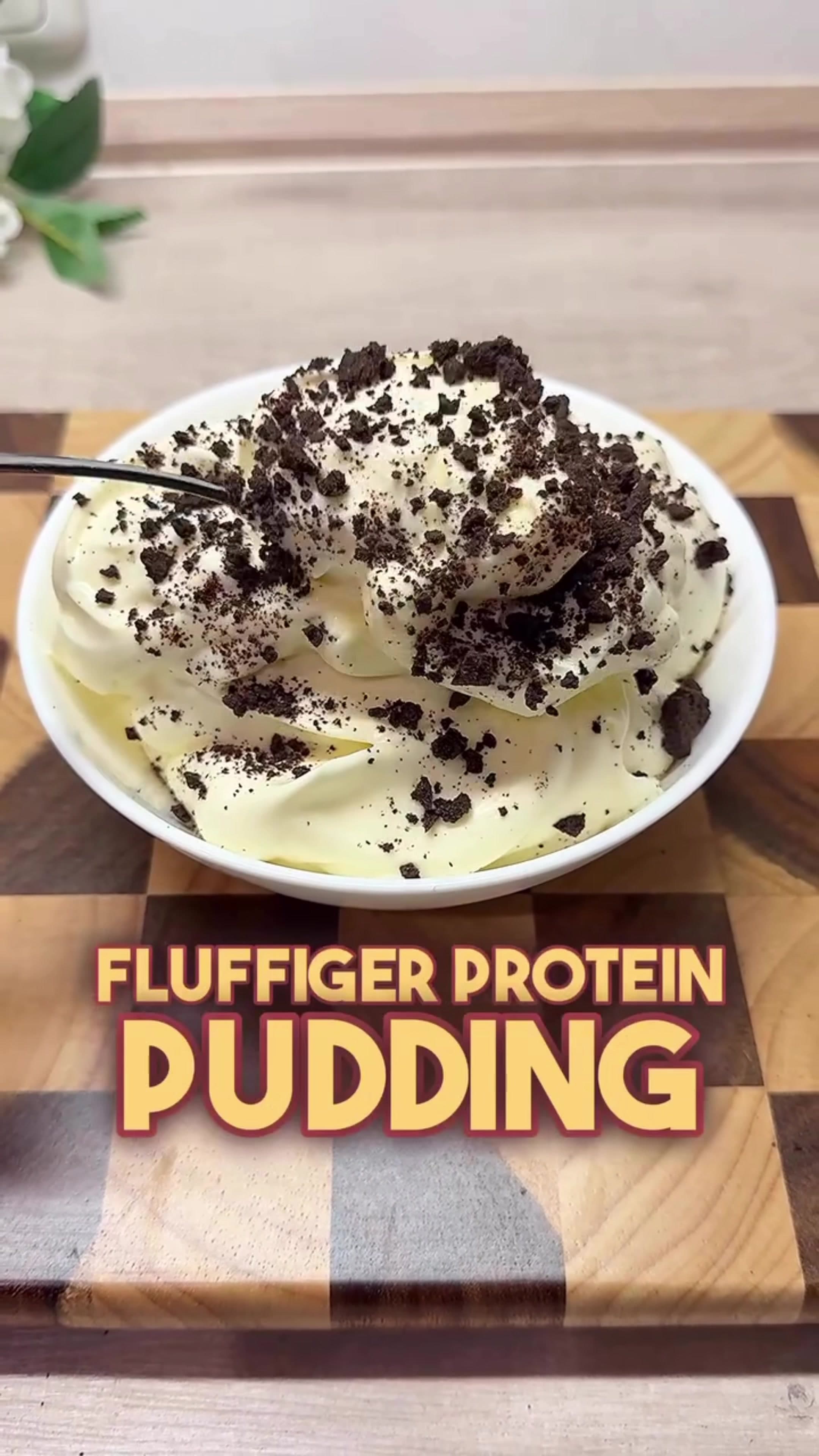 Fluffiger Proteinpudding