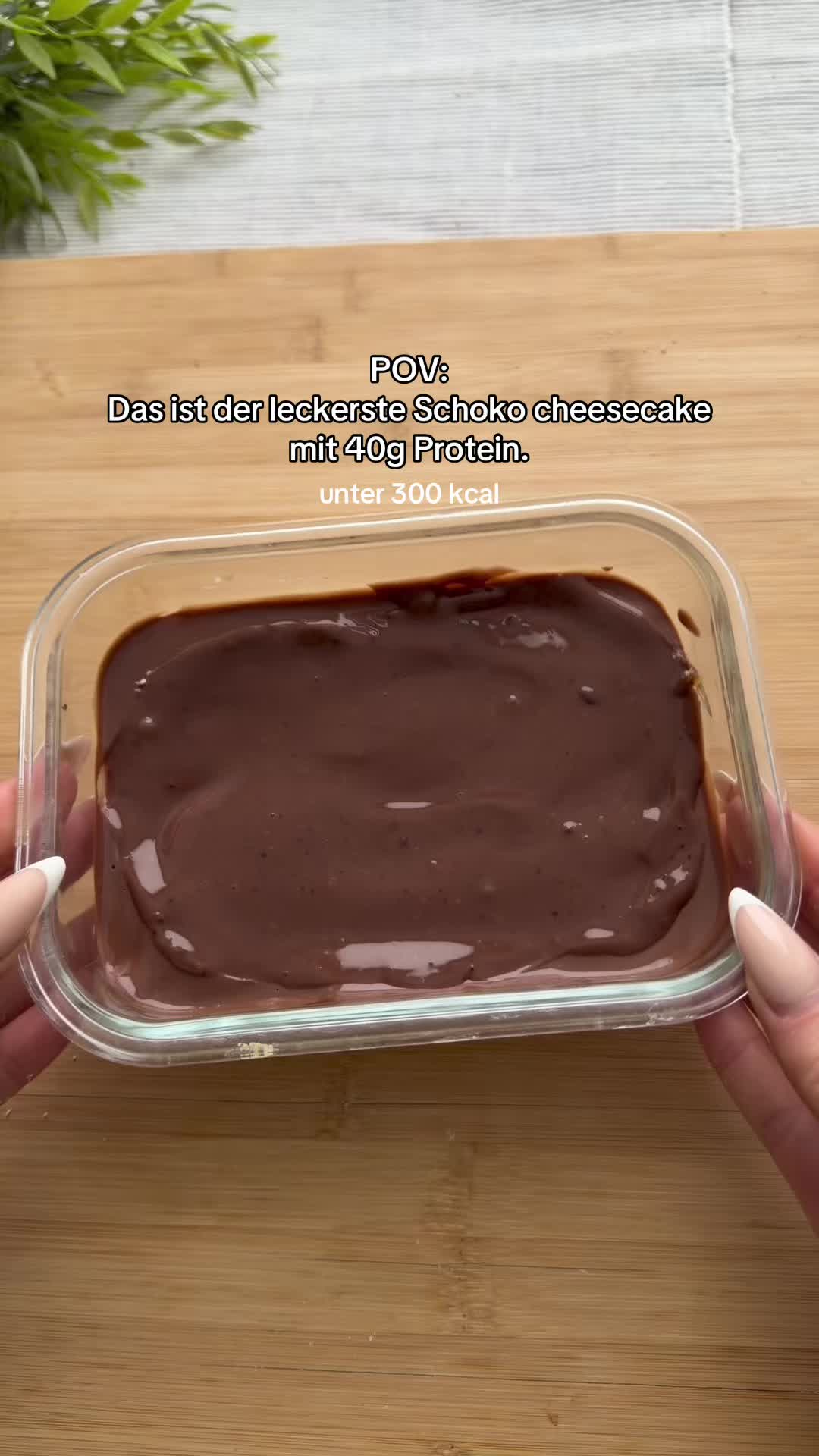 Schoko Protein Cheesecake