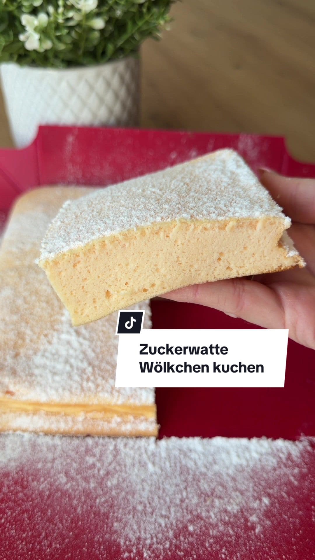 Zuckerwatte Wölkchen Kuchen