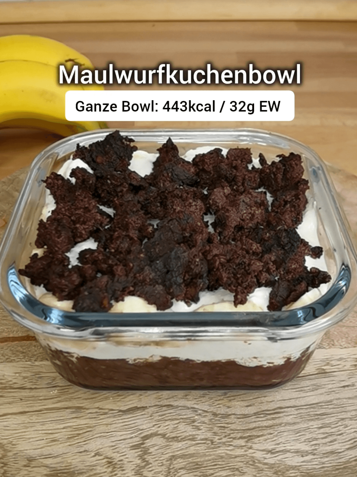 Blitz-Maulwurfkuchen-Bowl