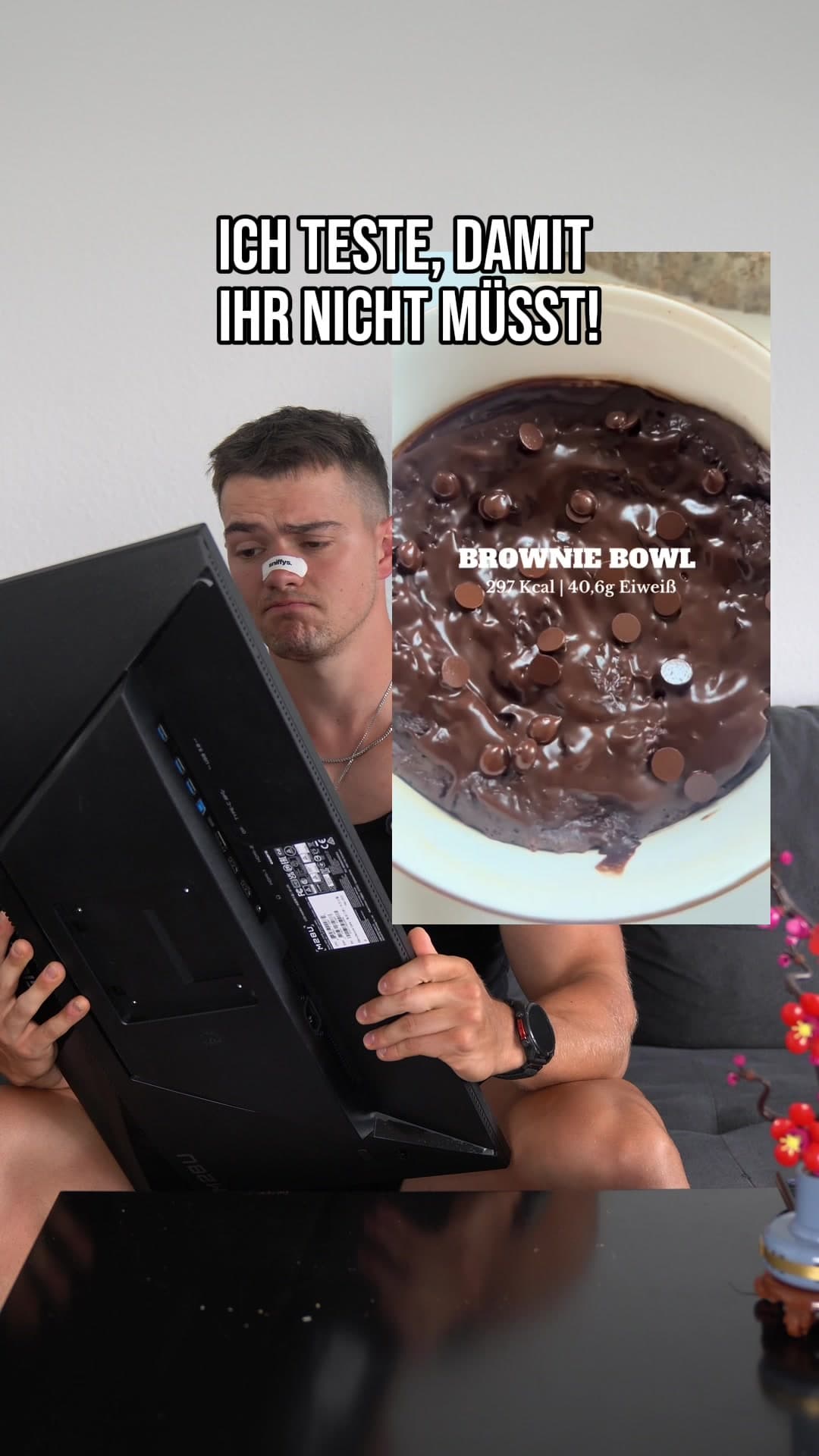 High Protein Brownie Bowl
