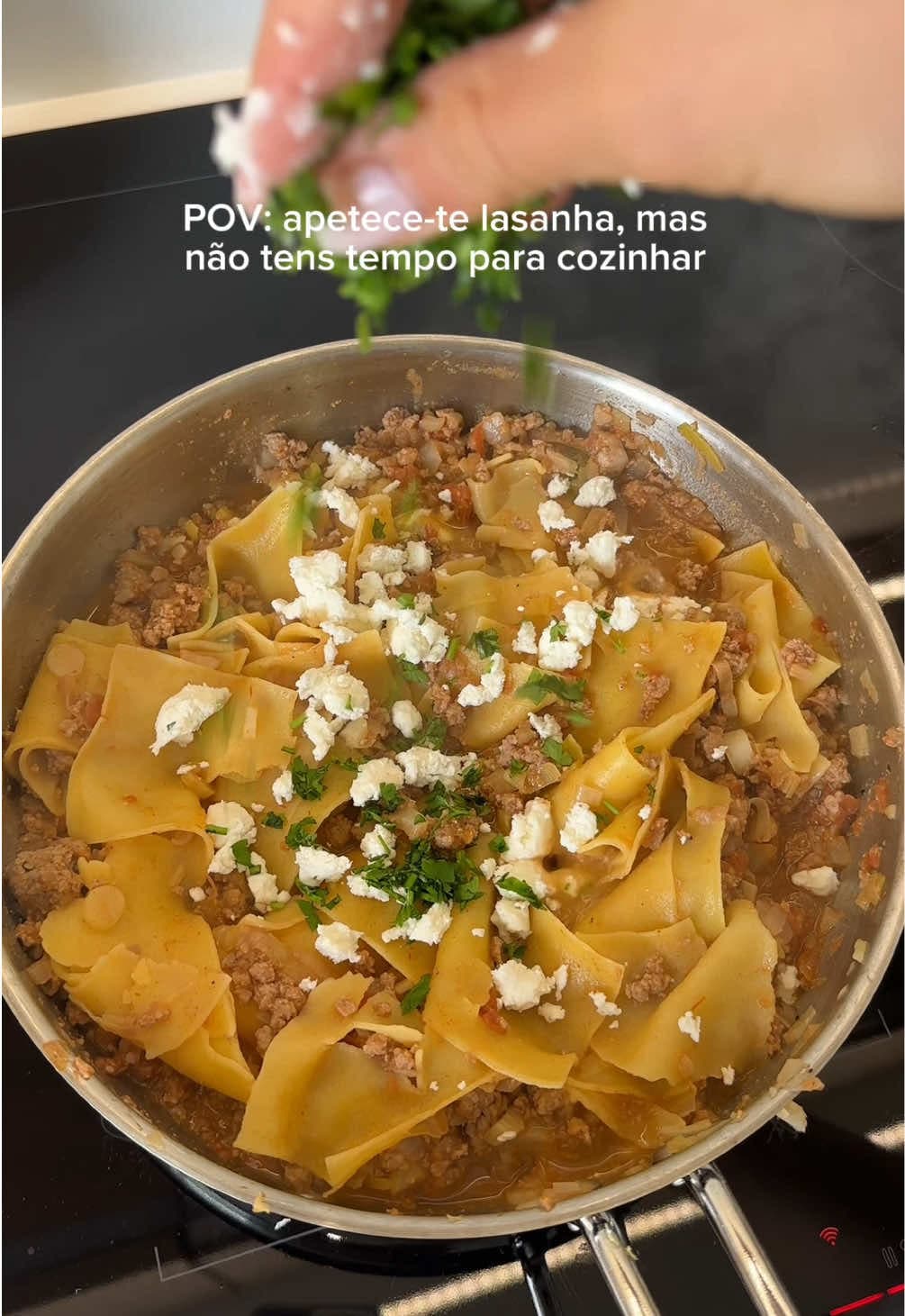 Lasanha Rápida de Frigideira