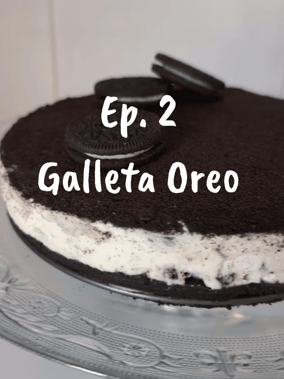 Cheesecake de Oreo sin horno