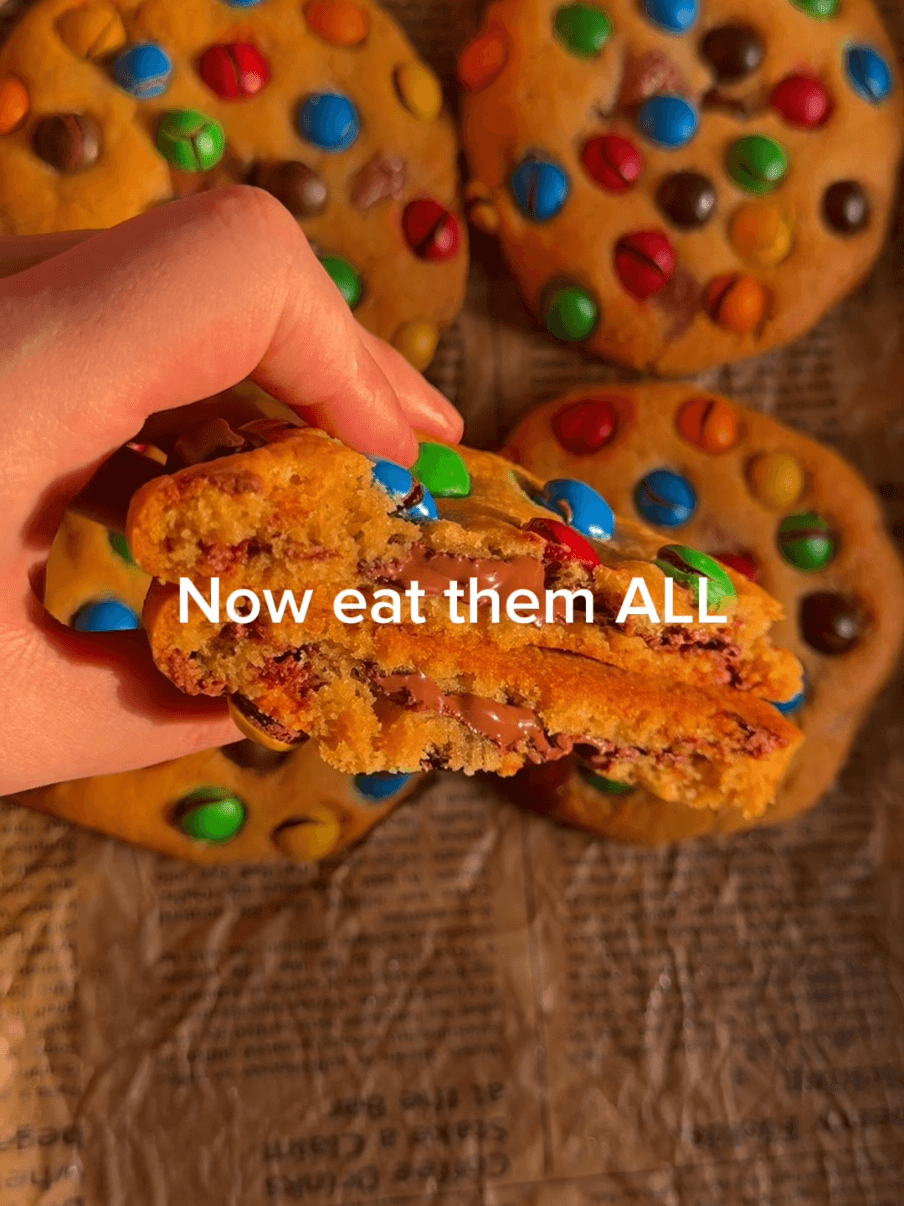 Печенье с Nutella и M&M's