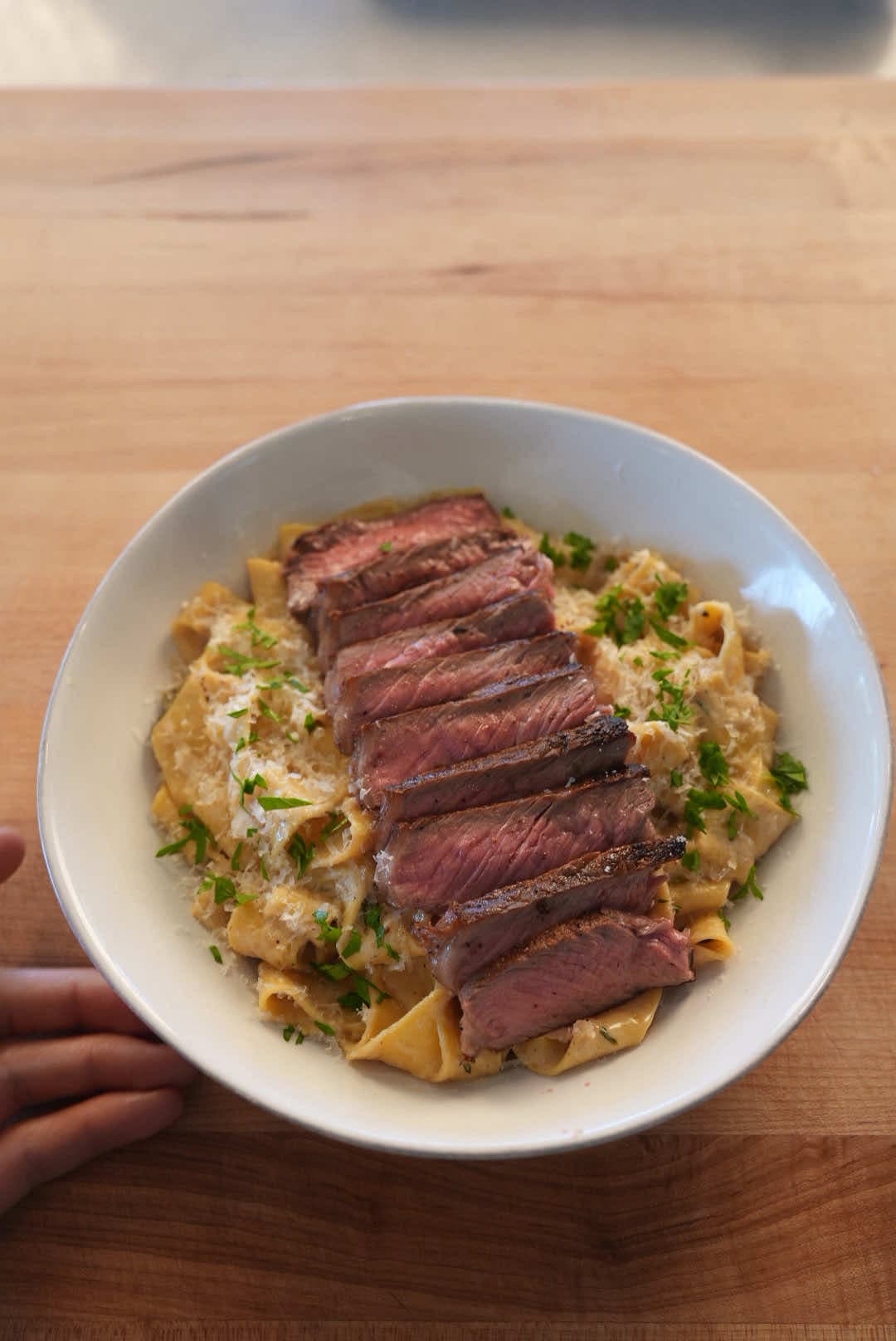 Steak Alfredo
