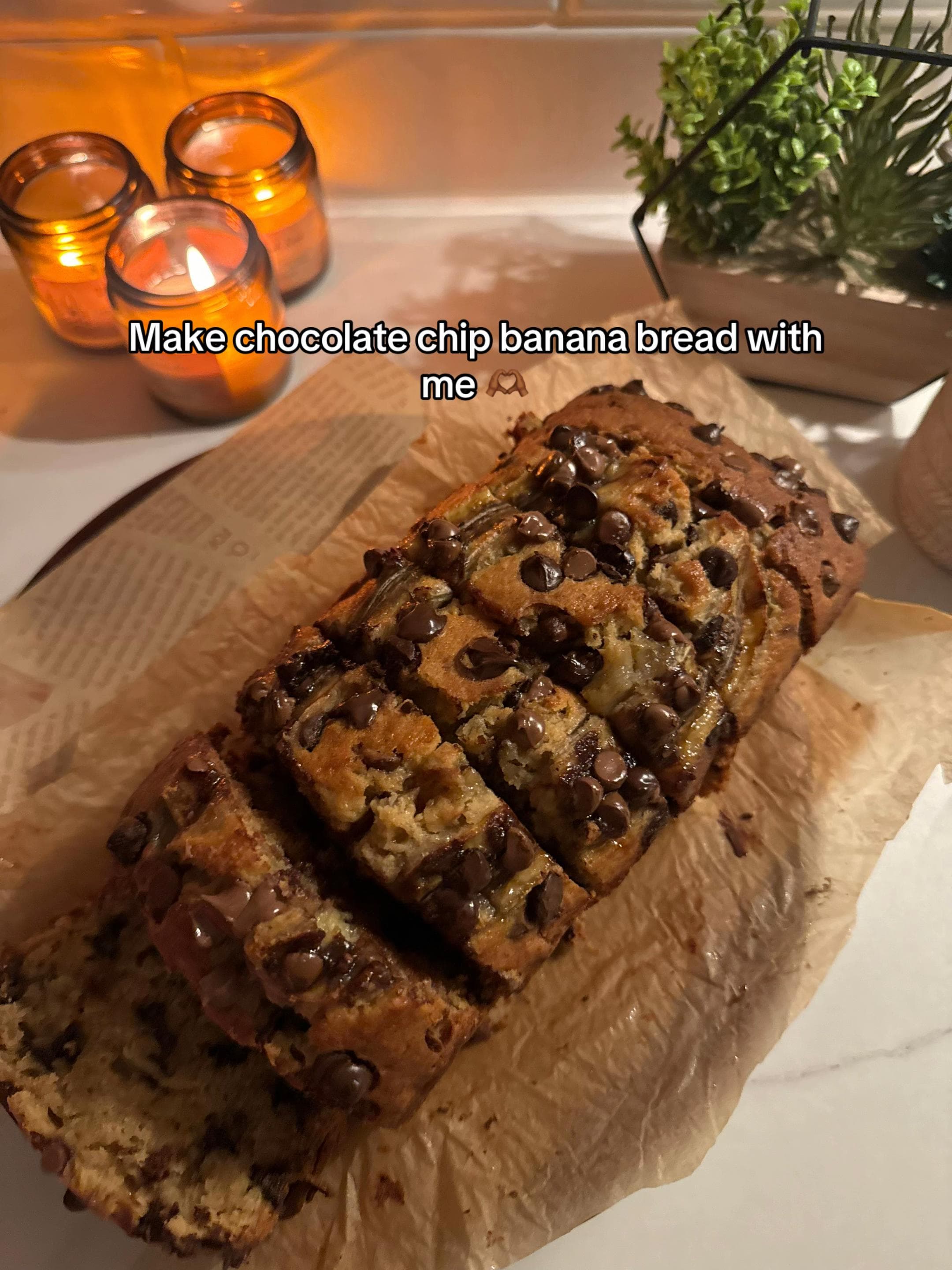 Banana Bread with Chocolate Chips