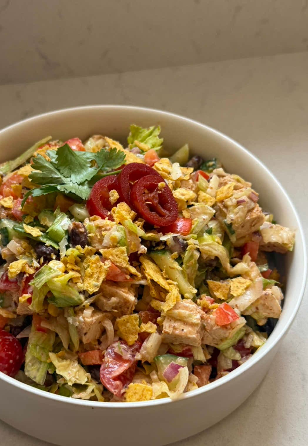 Salada Bowl de Burrito de Frango