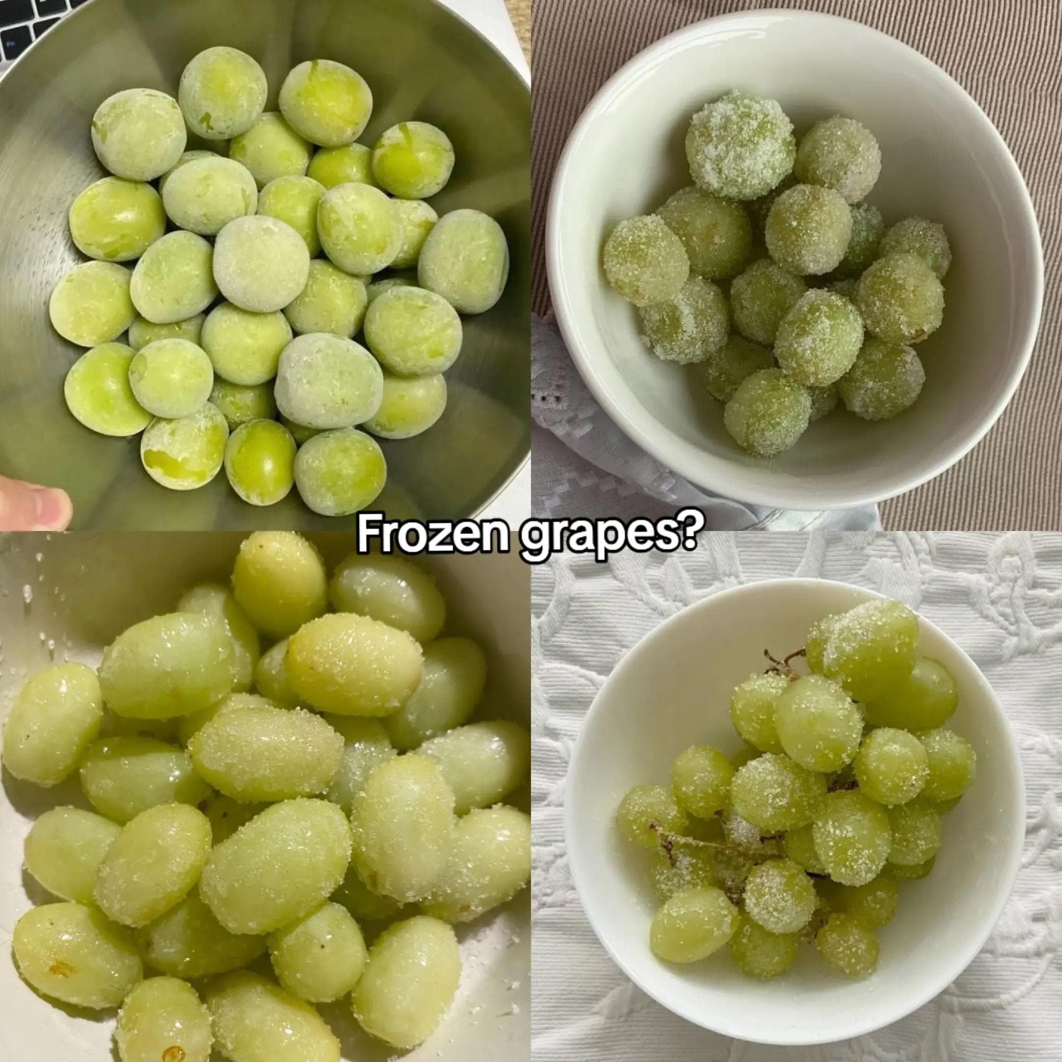 Трендовые замороженные виноградины