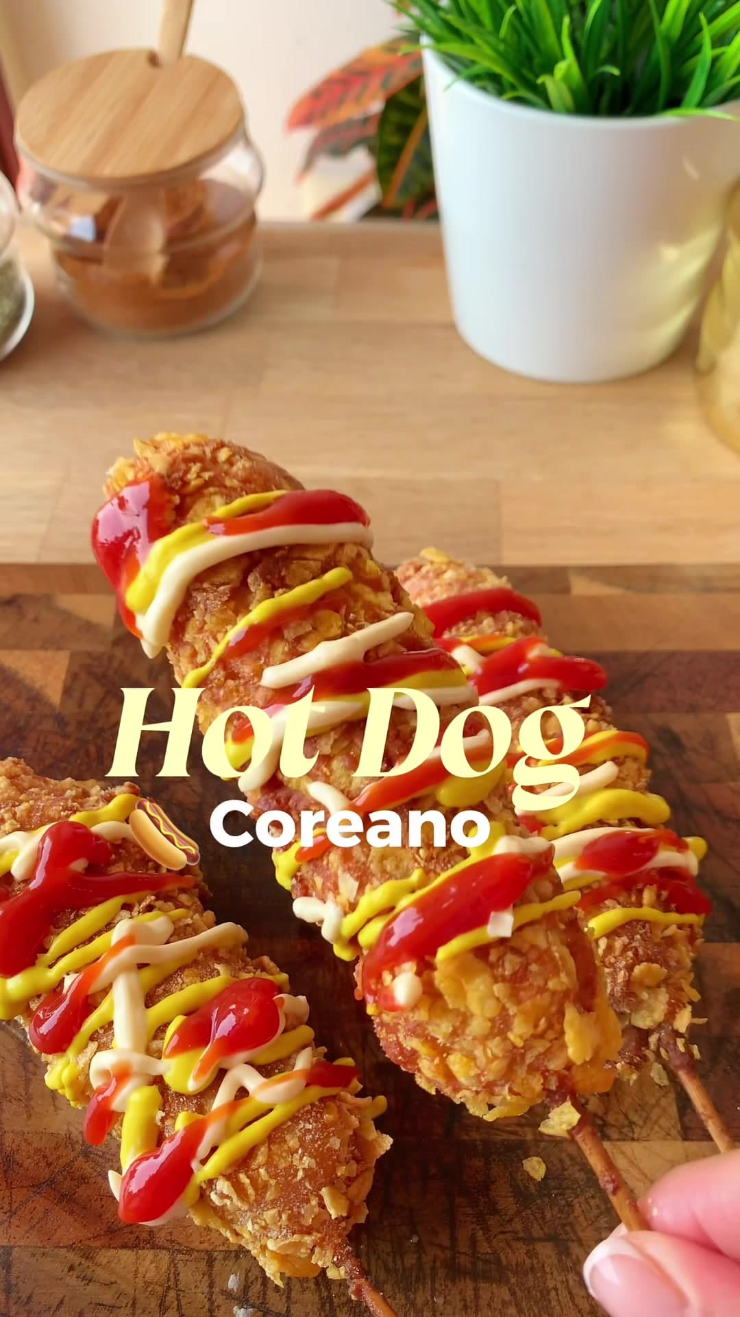 Hot Dog Coreano Crujiente